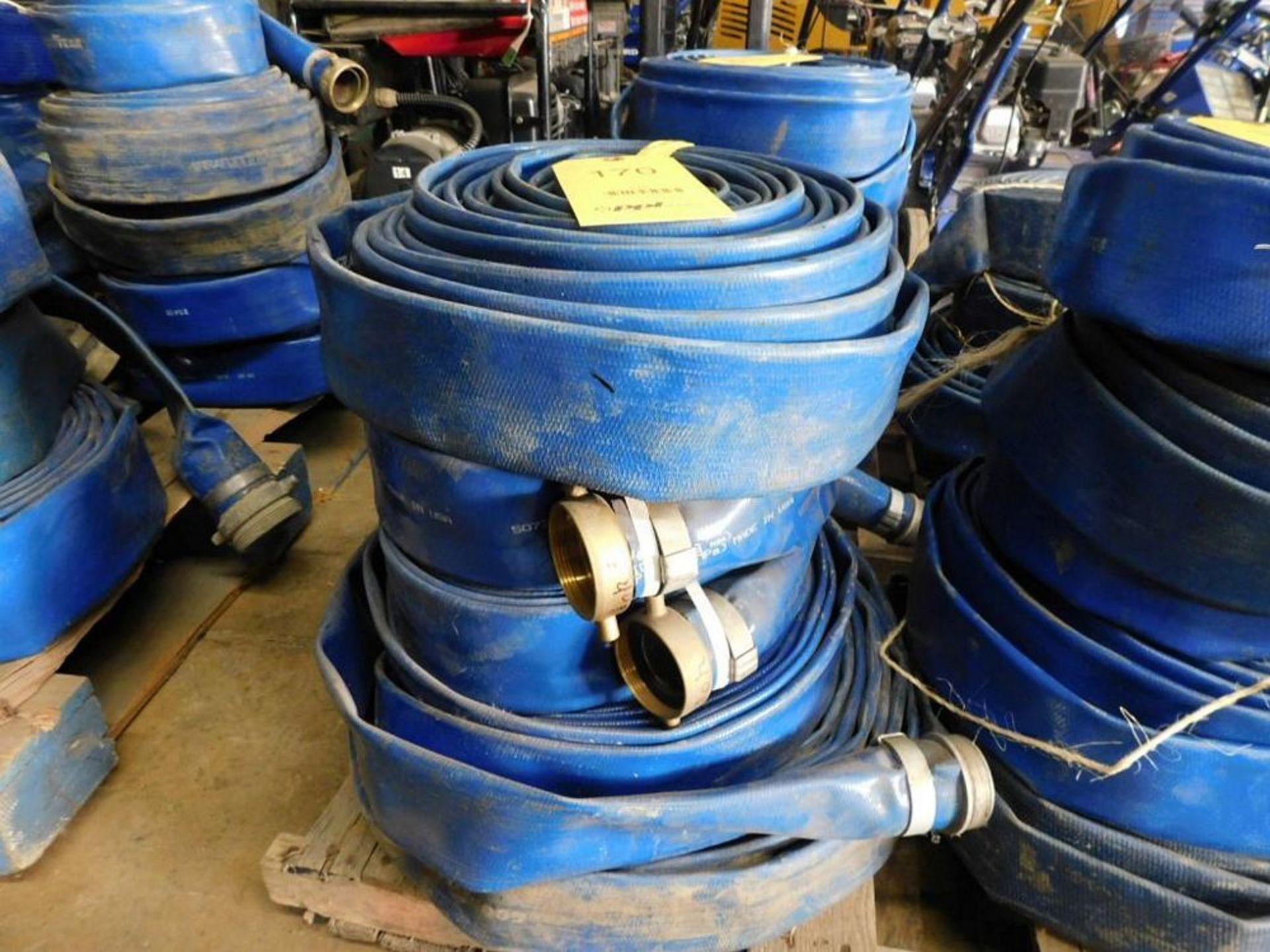 LOT: (5) Assorted 2" Discharge Hoses (LOCATION: 318 N. Milwaukee Ave., Wheeling, IL 60090)