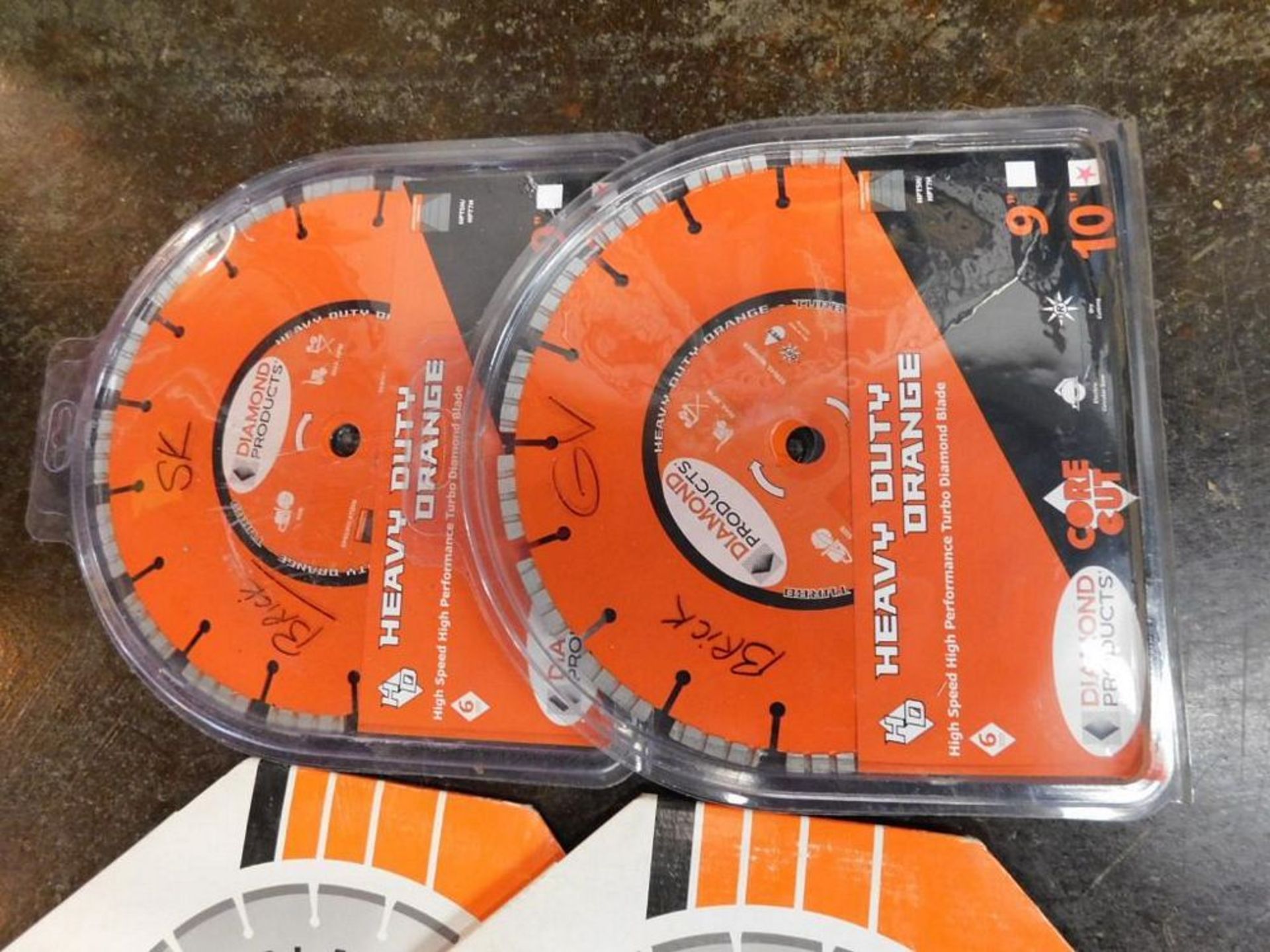 LOT: (2) New Core Cut 12" Dry Diamond Blades, (2) Core Cut 10" Dry Diamond Blades, (5) Used - Bild 3 aus 4