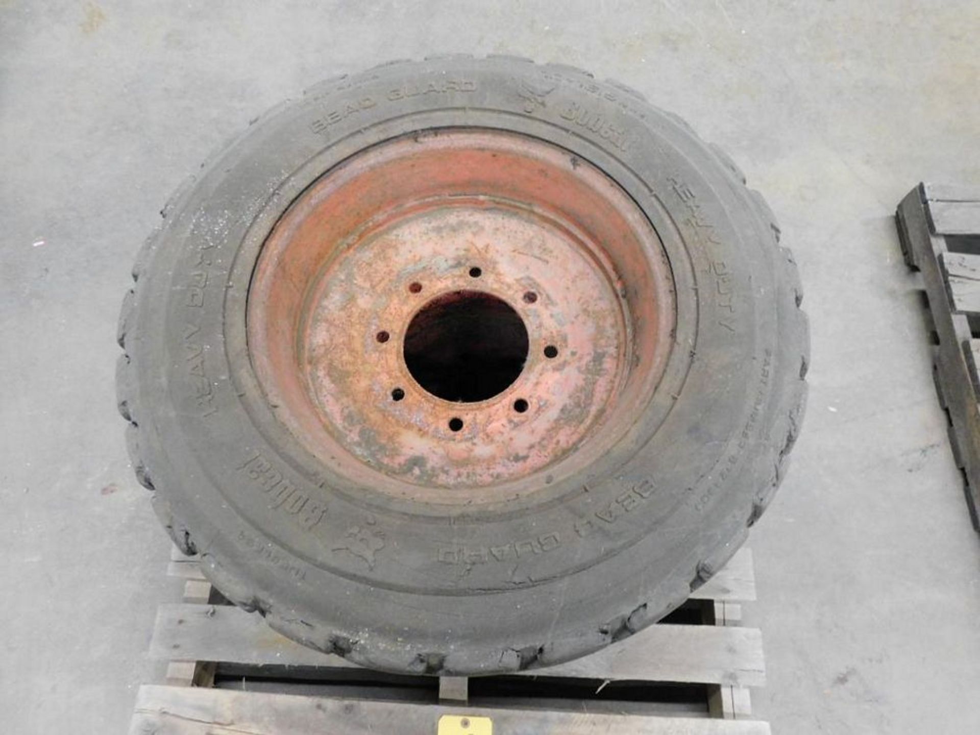 LOT: (2) Bobcat Heavy Duty 10-16.5" NHS Tires, Bead Guard, Tubeless (LOCATION: 318 N. Milwaukee - Image 2 of 6