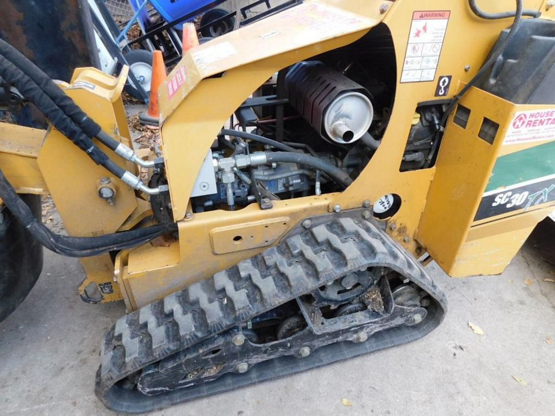 2016 Vermeer SC30 TX Gas Stump Cutter, VIN 1VRC070N1F1001131, 803 Indicated Hours (#1) (LOCATION: - Image 9 of 23