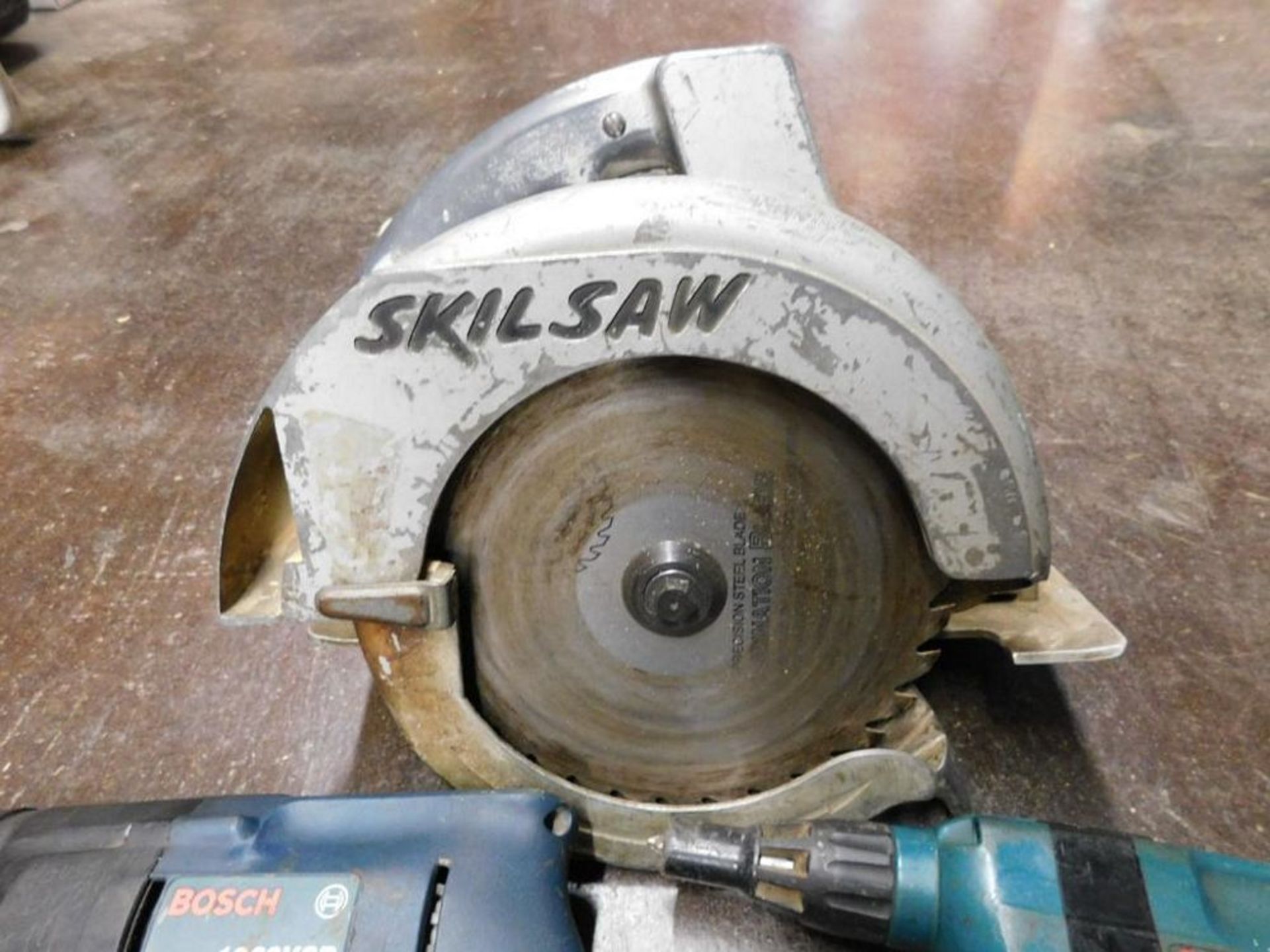 LOT: (1) Skil Saw 8-1/4" Circular Saw, (1) Bosch 1412 VSR Drywall Screw Driver, (1) Bosch 1023 VSR - Image 4 of 5