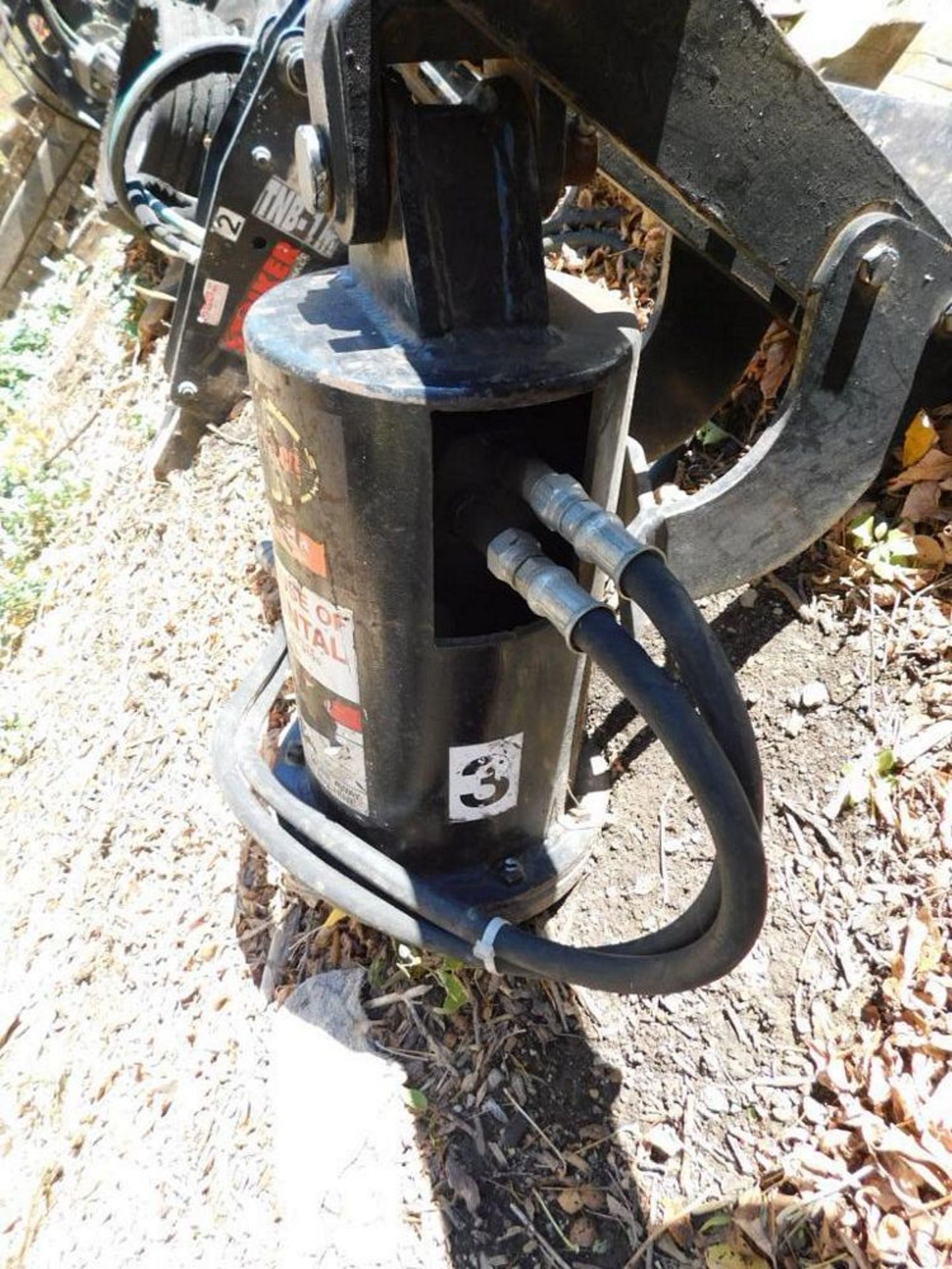 Quick Attach Skid Steer Post Hole Attachment (LOCATION: 318 N. Milwaukee Ave., Wheeling, IL 60090) - Image 5 of 6