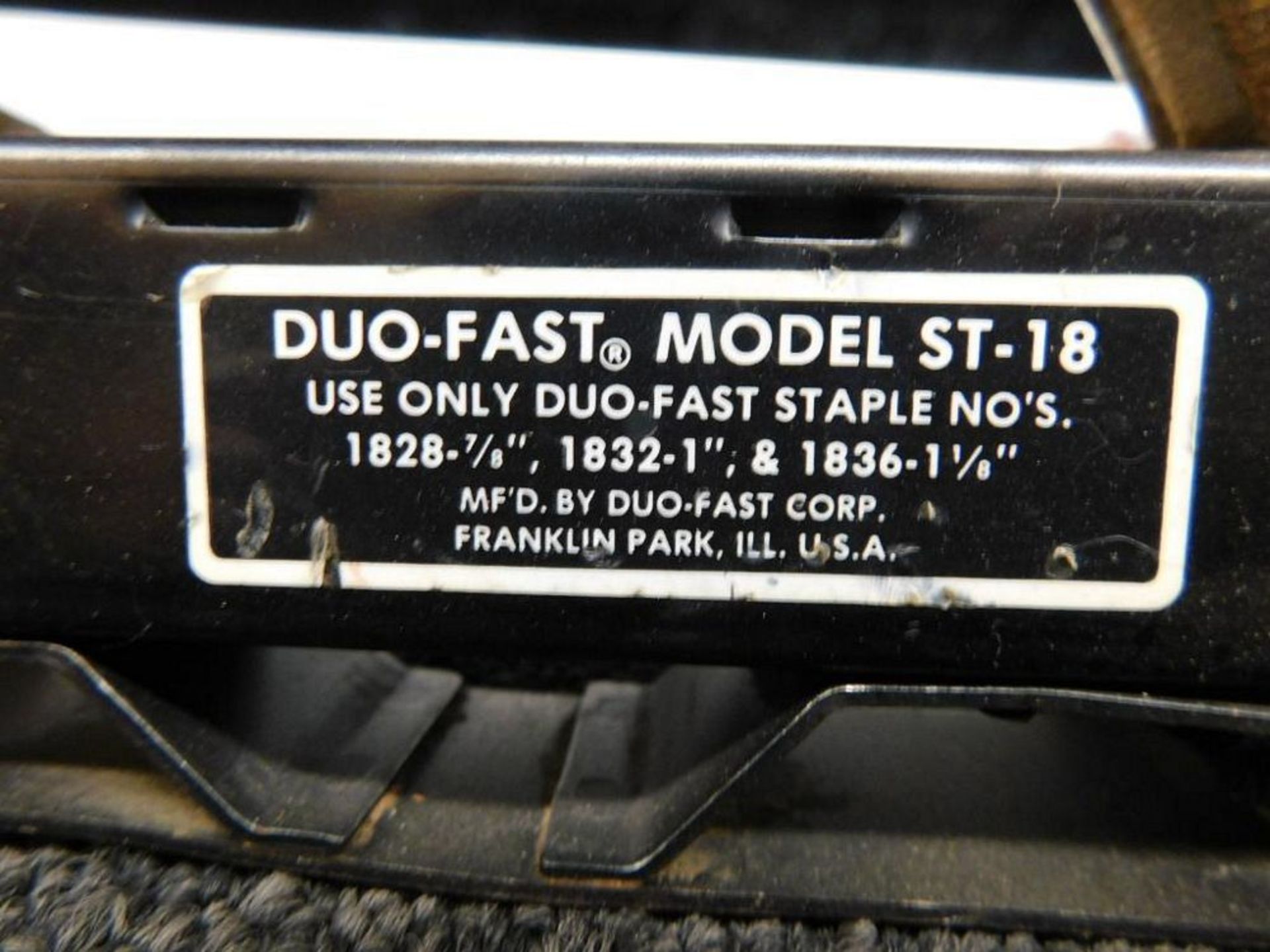 Duo Fast Stapler, Model ST-18 (LOCATION: 318 N. Milwaukee Ave., Wheeling, IL 60090) - Image 3 of 3