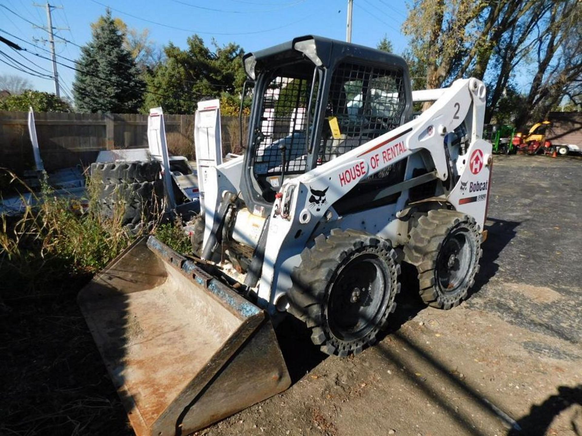 2011 Bobcat S650 Skid Steer, S/N A3NV14155, 6 ft. General Purpose Bucket, 868 Hours Indicated ( - Image 2 of 12