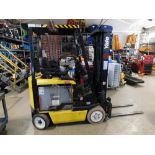 Yale ERCO30AGN36TE084 Electric Forklift 3,000 lb. Cap., S/N A814V05541X, Triple Mast, 194" Reach,