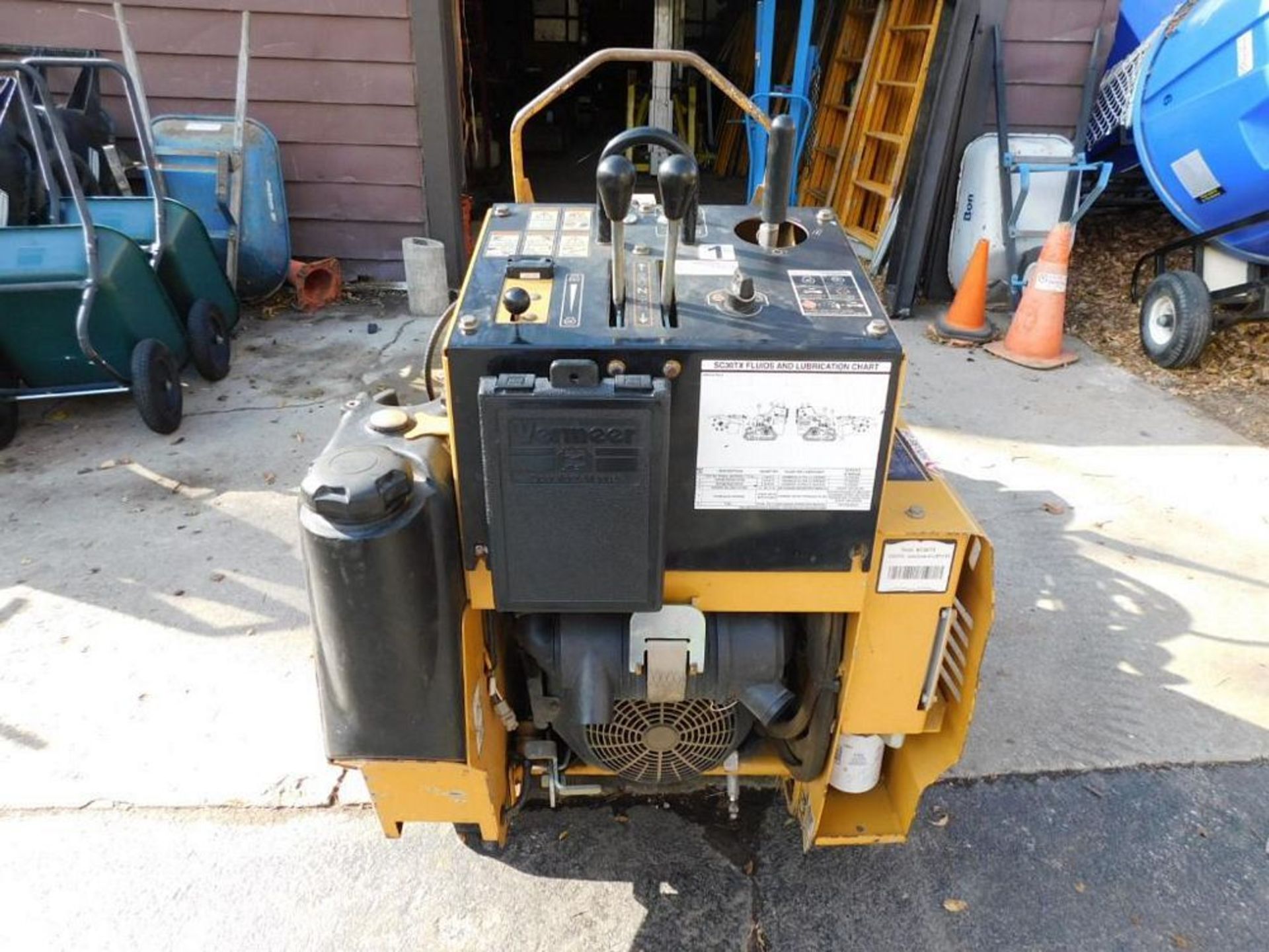 2016 Vermeer SC30 TX Gas Stump Cutter, VIN 1VRC070N1F1001131, 803 Indicated Hours (#1) (LOCATION: - Image 14 of 23