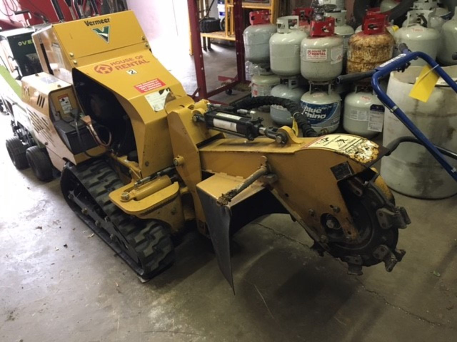 2016 Vermeer SC30 TX Gas Stump Cutter, VIN 1VRC070N8G1001841, 586 Indicated Hours (#02) (LOCATION:
