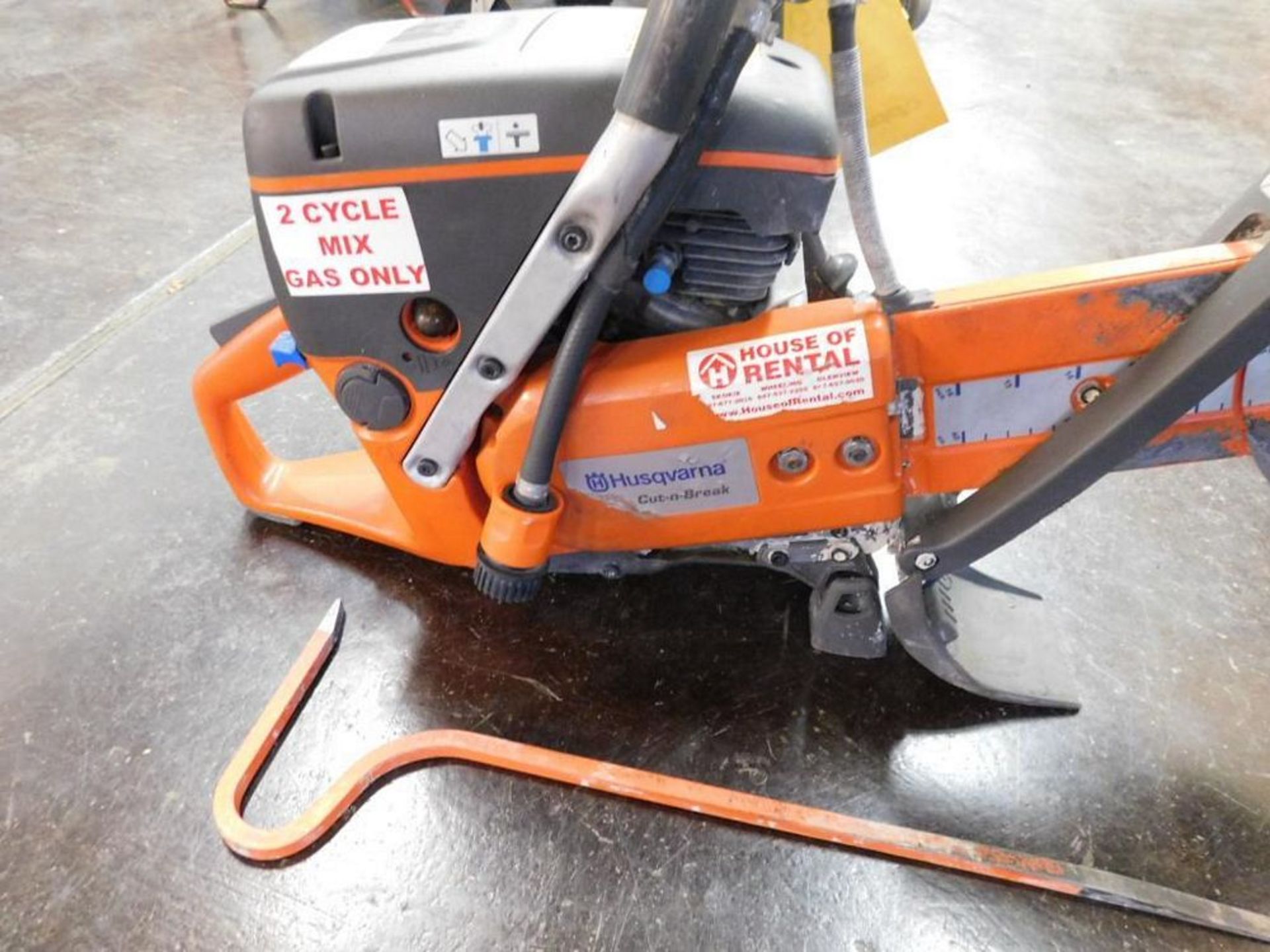 Husqvarna K760 Cut-N-Break Gas Saw w/Tool (LOCATION: 318 N. Milwaukee Ave., Wheeling, IL 60090) - Image 2 of 4