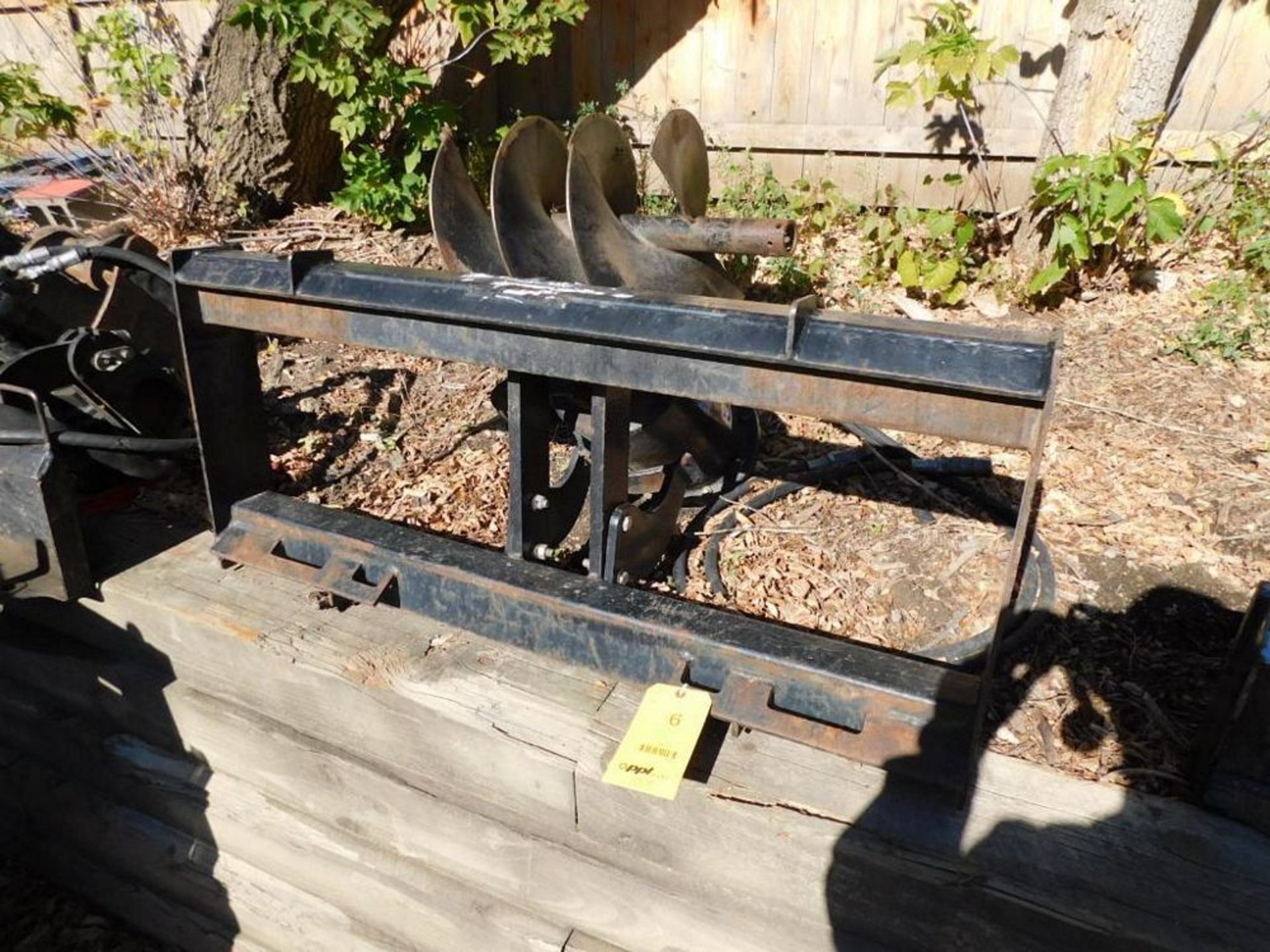 Quick Attach Skid Steer Post Hole Attachment (LOCATION: 318 N. Milwaukee Ave., Wheeling, IL 60090) - Image 2 of 6