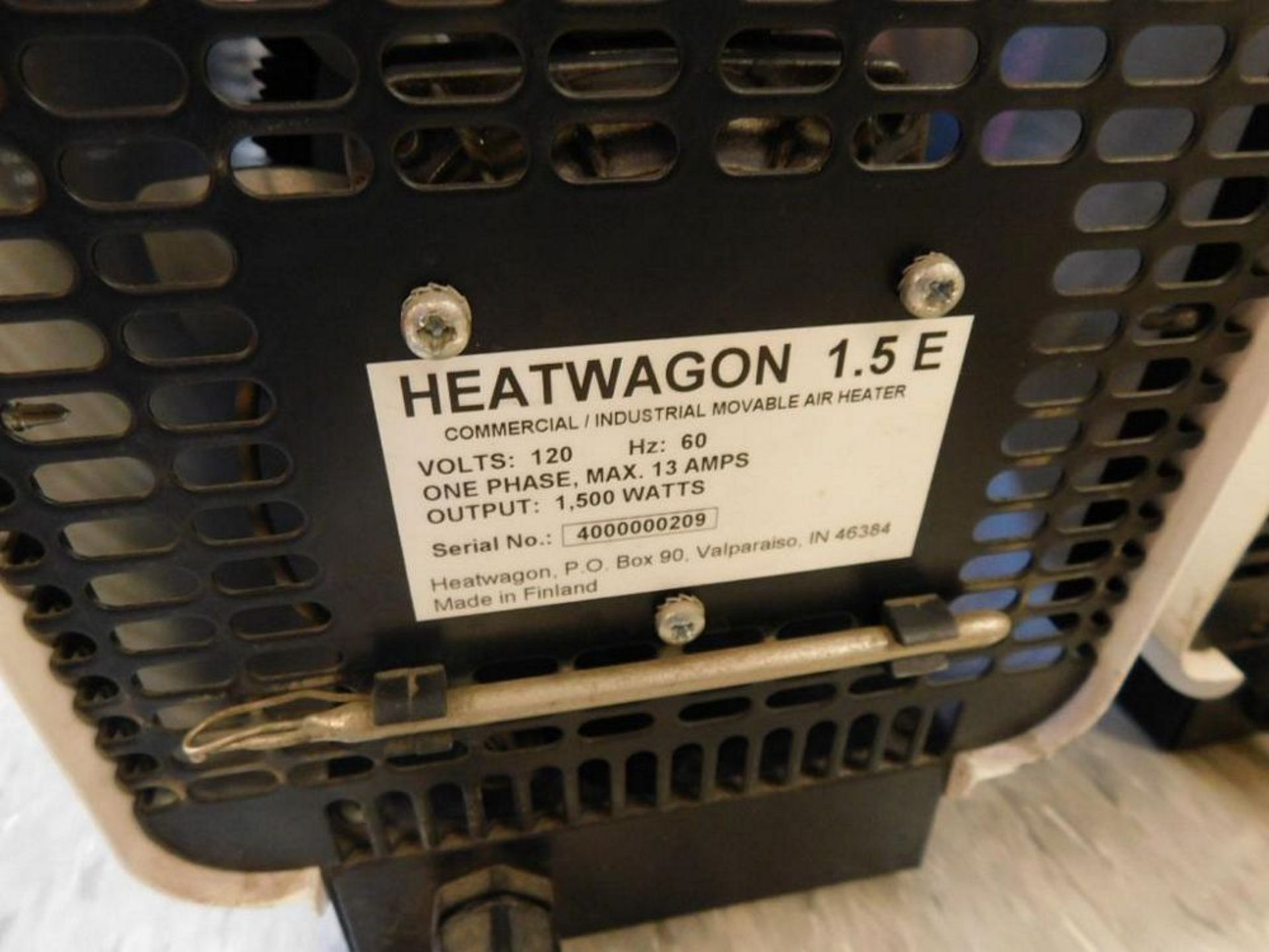 LOT: (3) Heat Wagon 1,500 watt Commercial/Industrial Movable Air Heaters (LOCATION: 318 N. Milwaukee - Image 4 of 4