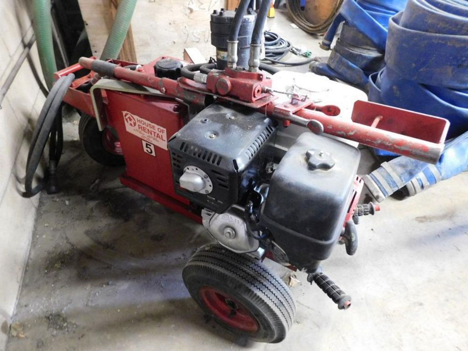 Little Beaver 11 HP Hydrostatic Gas Post Hole Digger w/Honda GX340 Motor and Torque Bar (#5) ( - Image 3 of 5