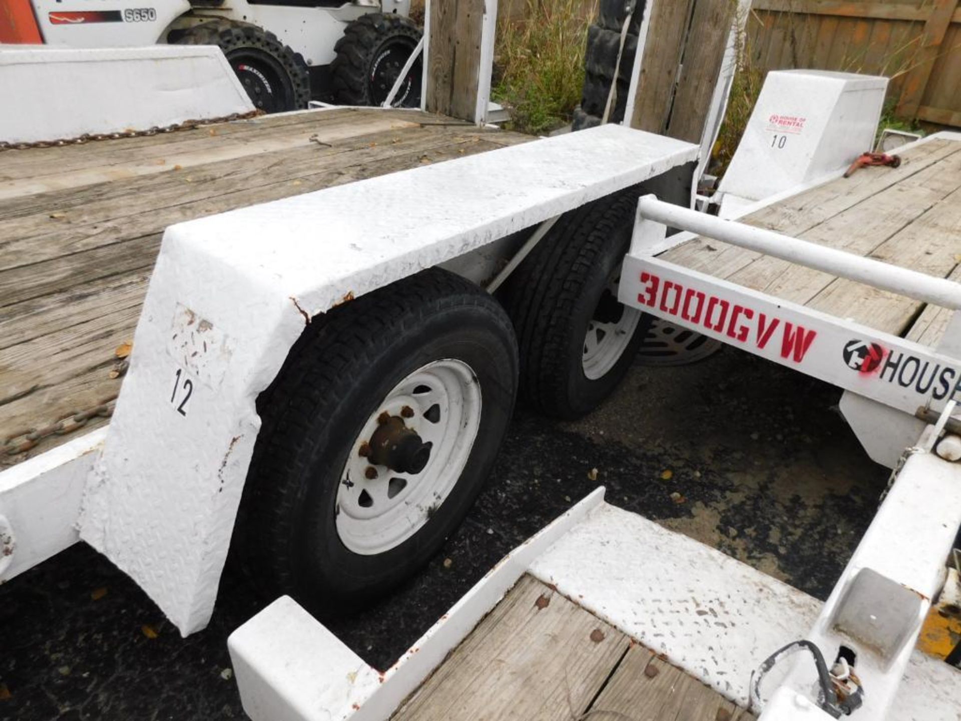 16' Trailer 8,000 Lb. Cap., Dove Tail w/Ramps (LOCATION: 318 N. Milwaukee Ave., Wheeling, IL 60090) - Image 8 of 8