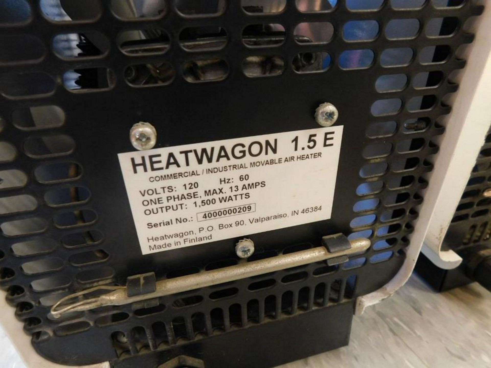 LOT: (2) Heat Wagon 1,500 watt Commercial/Industrial Movable Air Heaters (LOCATION: 318 N. Milwaukee - Image 4 of 4
