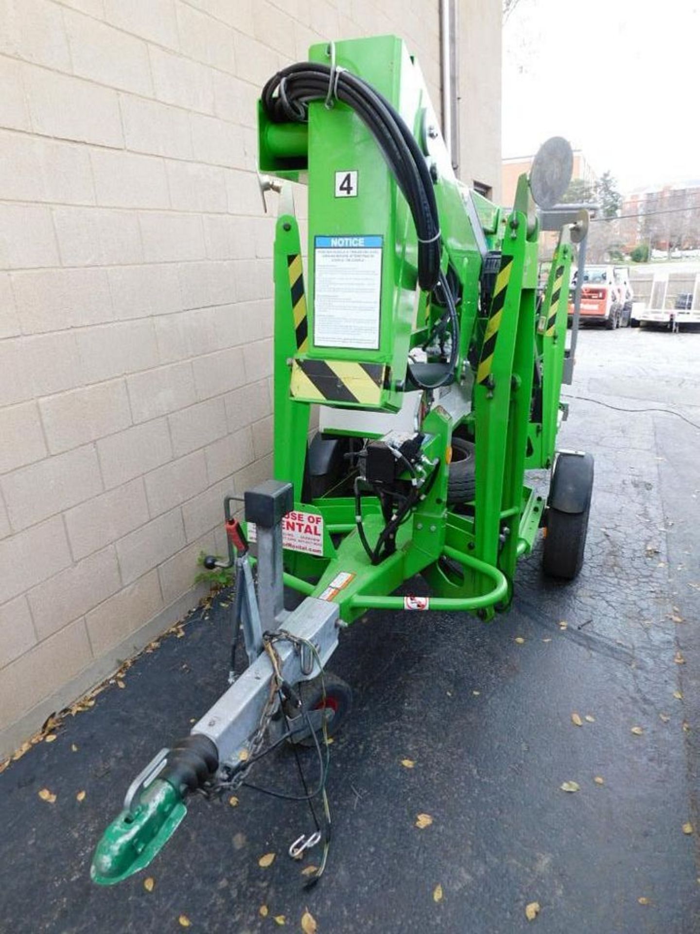 2014 Nifty Cherry TM34T Cherry Picker, VIN SLN34TE03FM030435, 34 ft. Reach, 500 Max Lb., Towable ( - Image 3 of 9