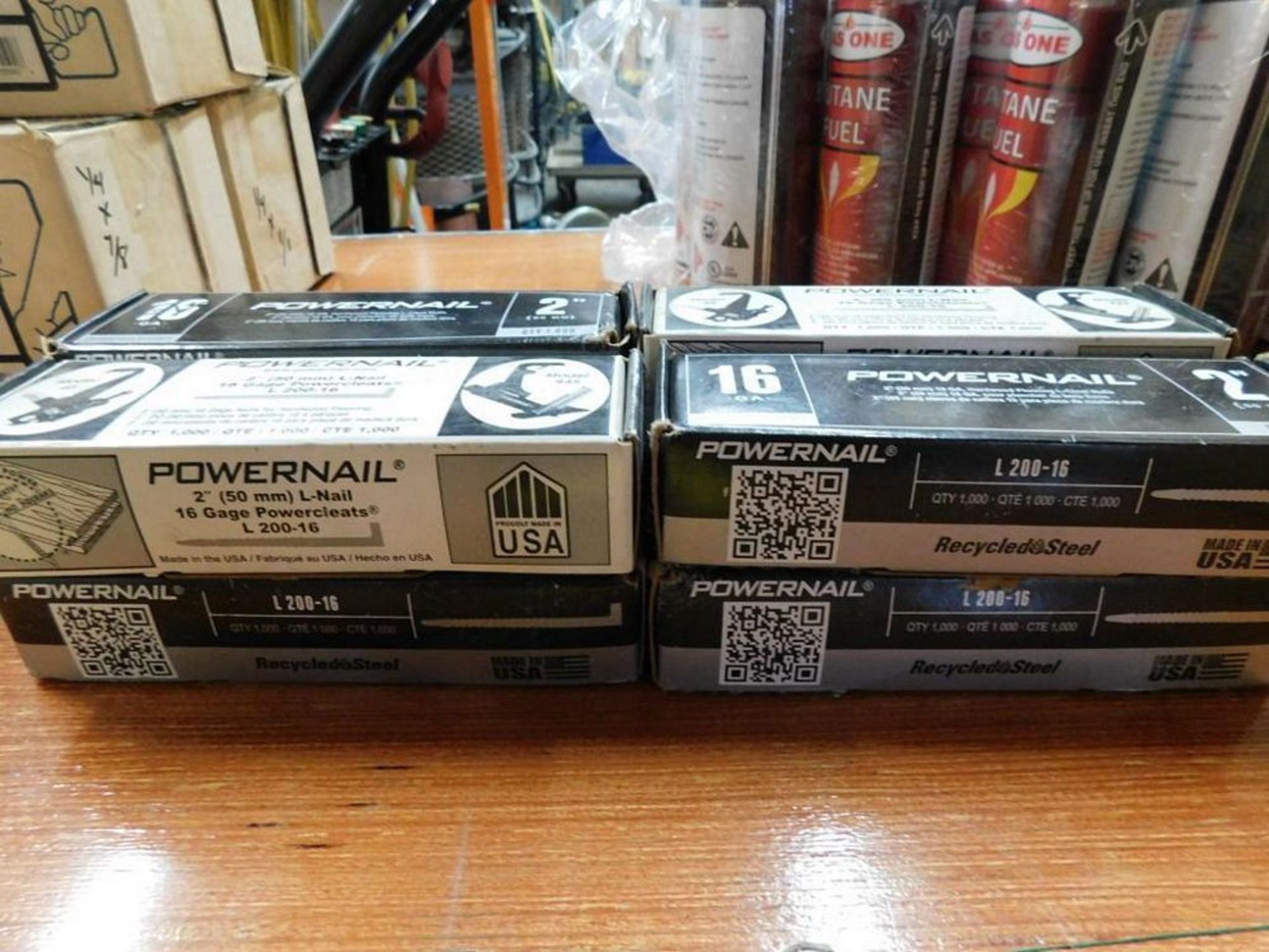 LOT: (8) Boxes of Powernail 2", 16 Gauge Hardwood Floor Nails (LOCATION: 318 N. Milwaukee Ave., - Image 2 of 2