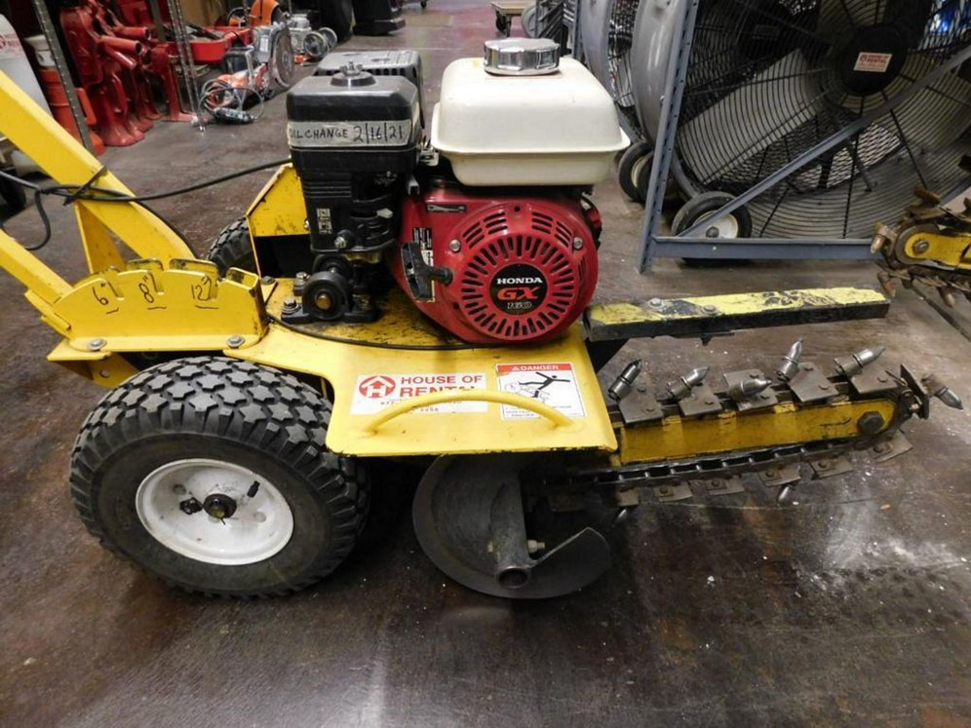 Groundhog T-4 Trencher w/Honda GX 160 Motor (LOCATION: 318 N. Milwaukee Ave., Wheeling, IL 60090) - Image 4 of 5