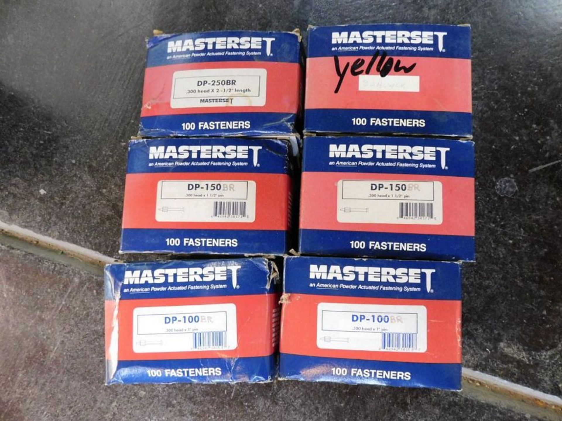 LOT: (6) Assorted Boxes Masterset (400) Count Fastening Loads (LOCATION: 318 N. Milwaukee Ave.,