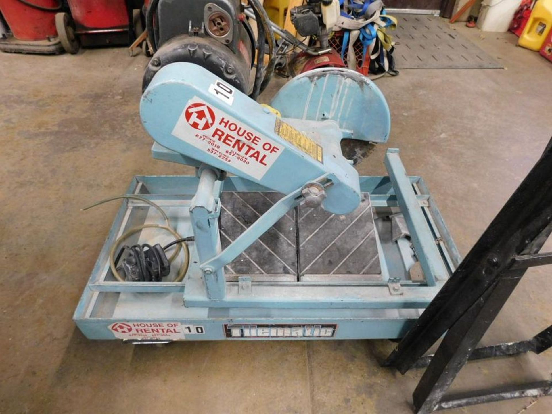 Tilematic Target Electric Tile Wet Saw (LOCATION: 318 N. Milwaukee Ave., Wheeling, IL 60090) - Image 4 of 4