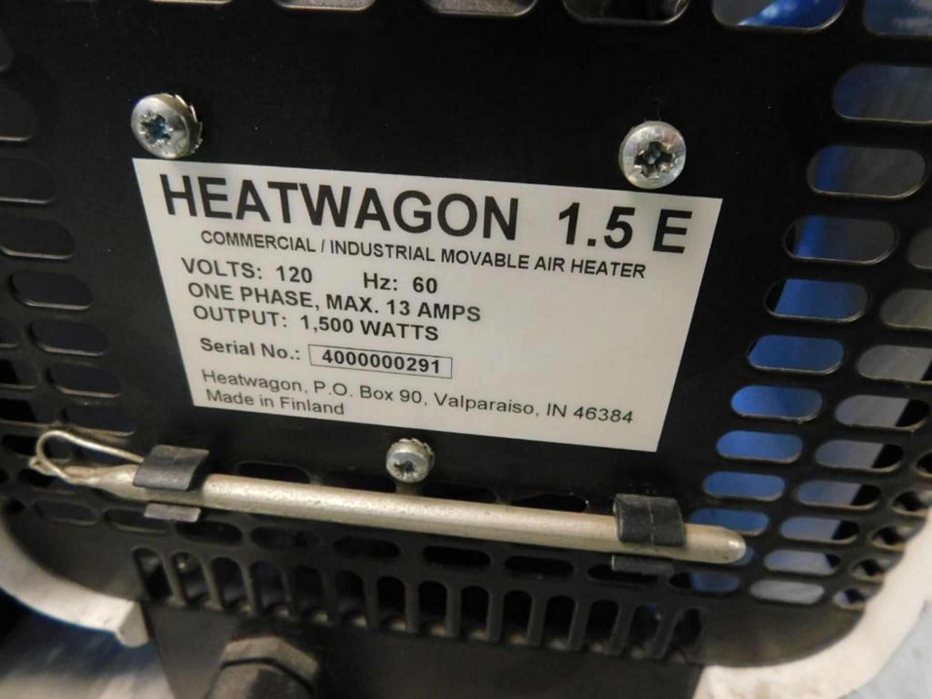 LOT: (3) Heat Wagon 1,500 watt Commercial/Industrial Movable Air Heaters (LOCATION: 318 N. Milwaukee - Image 5 of 5