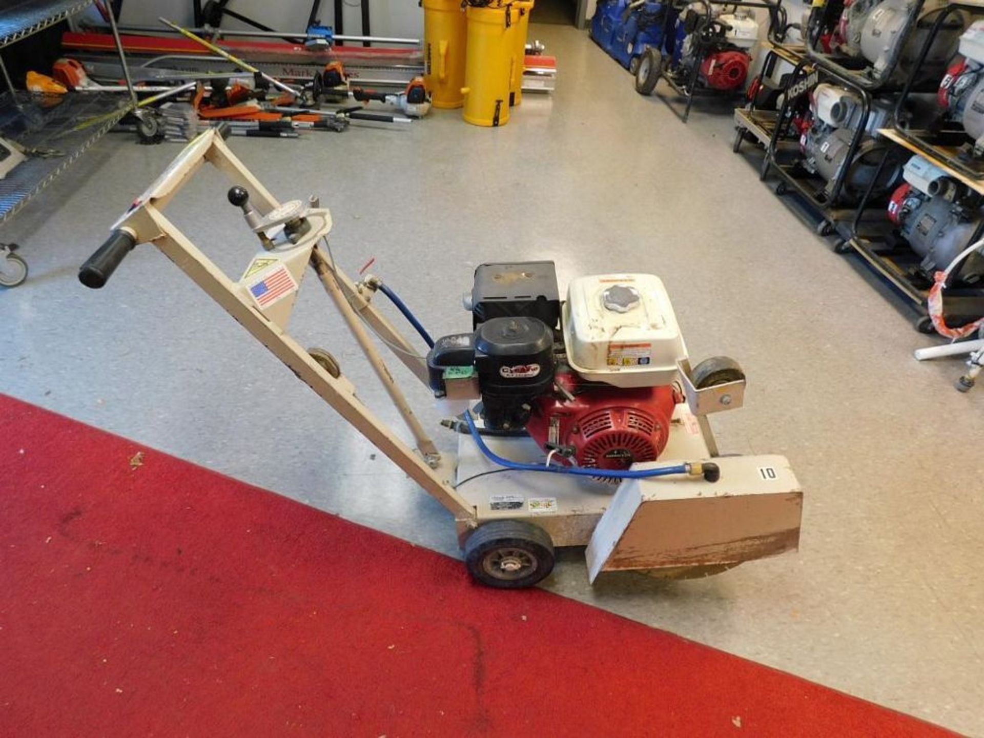 Edco SK14-13H 14" Walk Behind Concrete Saw w/Honda 390 Gasoline Motor, S/N 080310128 (LOCATION: