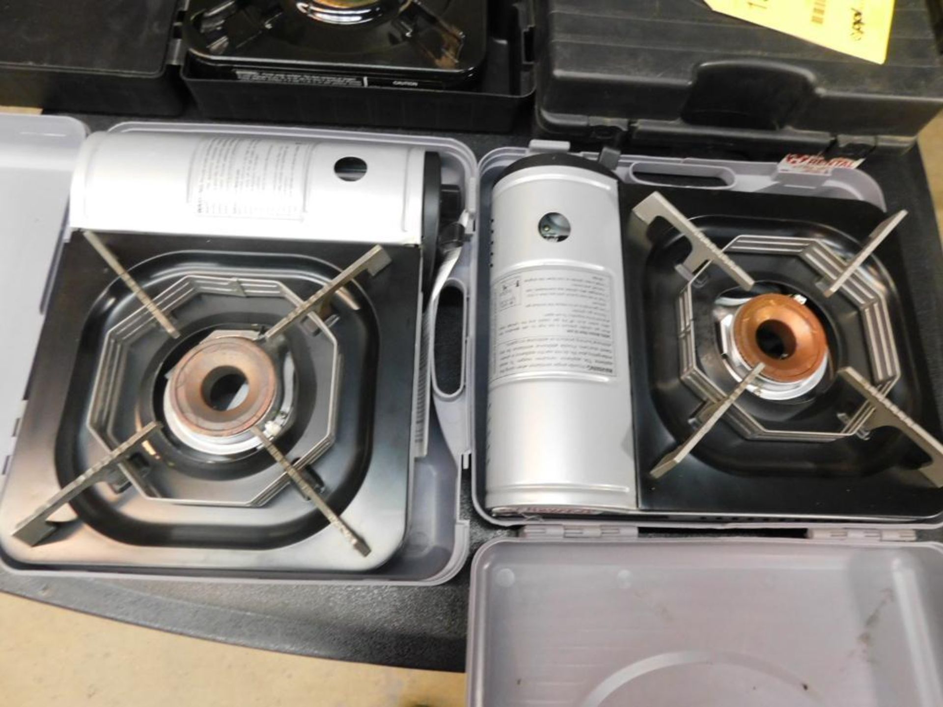 LOT: (2) Chef Master Portable Butane Stoves, (2) Butane Cans (LOCATION: 1766 Waukegan Rd., Glenview, - Image 2 of 3