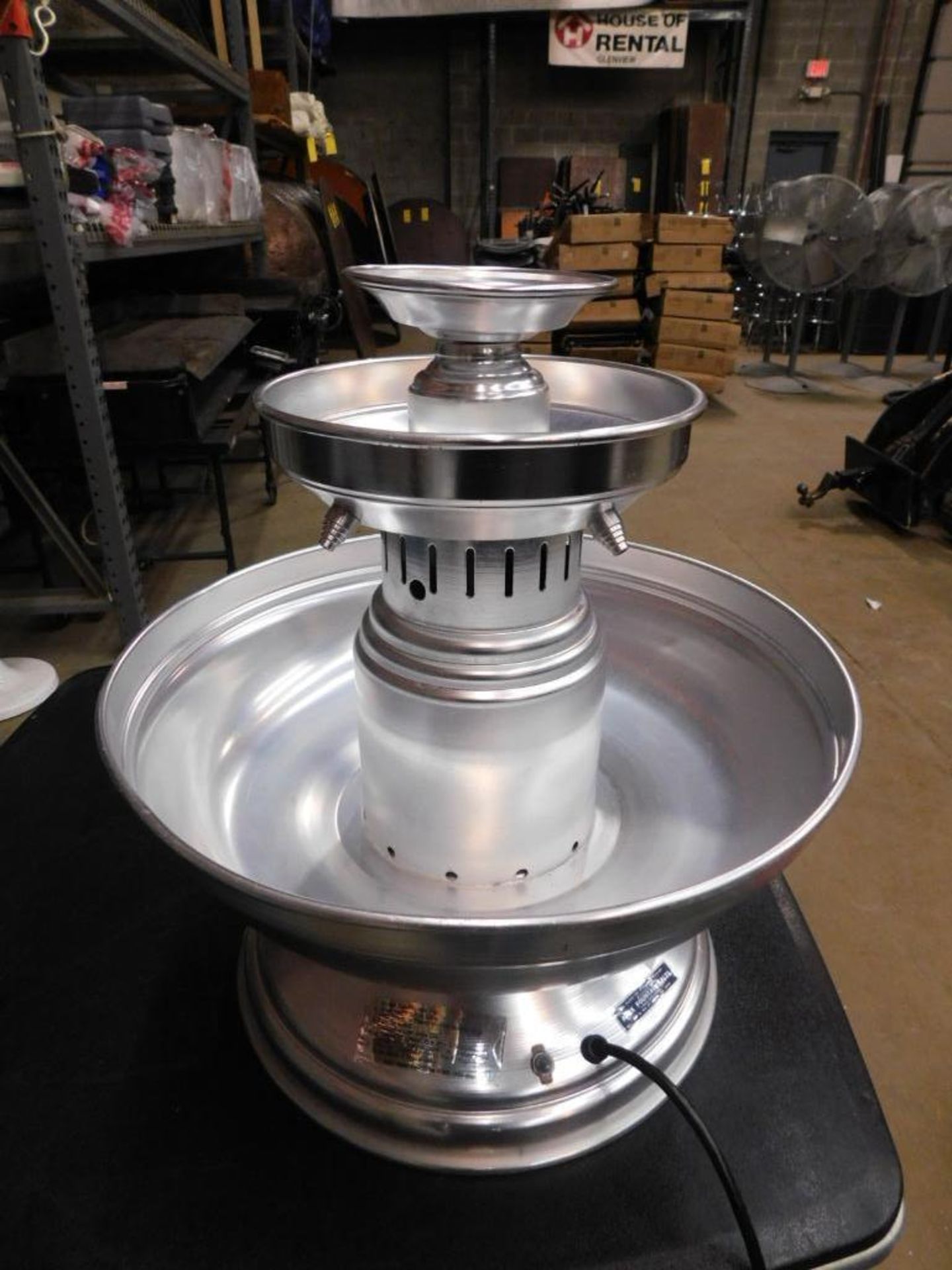 Apex Aluminum Champagne Fountain, 5-Gallon (LOCATION: 1766 Waukegan Rd., Glenview, IL 60025)