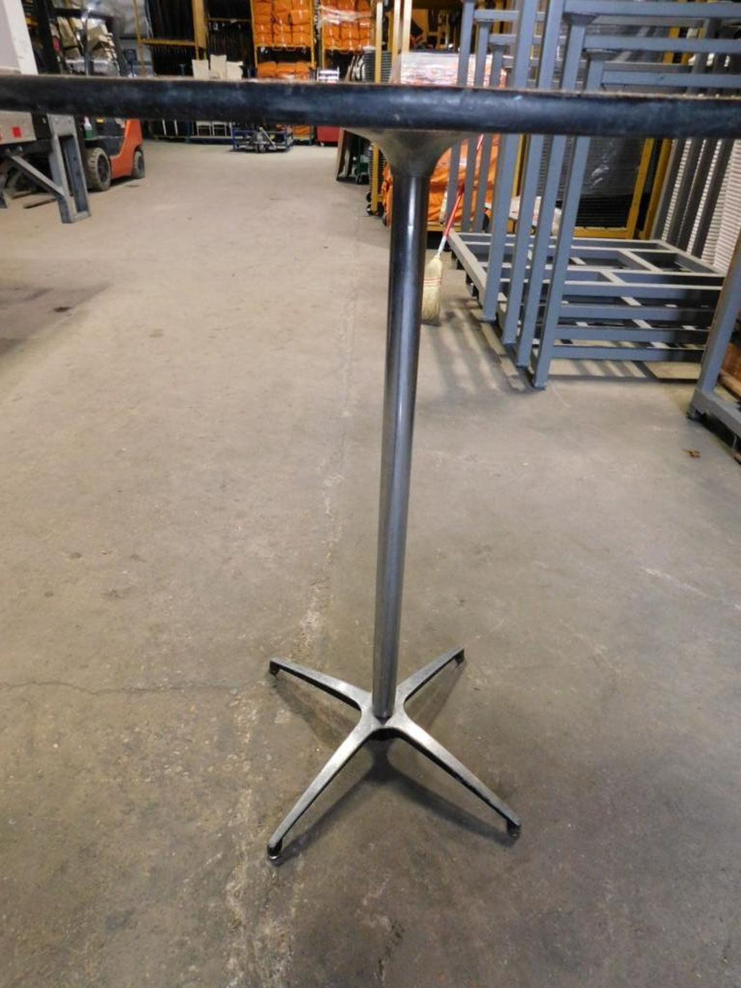 LOT: (10) 36" Round Table Top w/Pedestal Base & 42" High Boy Leg (LOCATION: 5115 Church St., Skokie, - Image 3 of 3