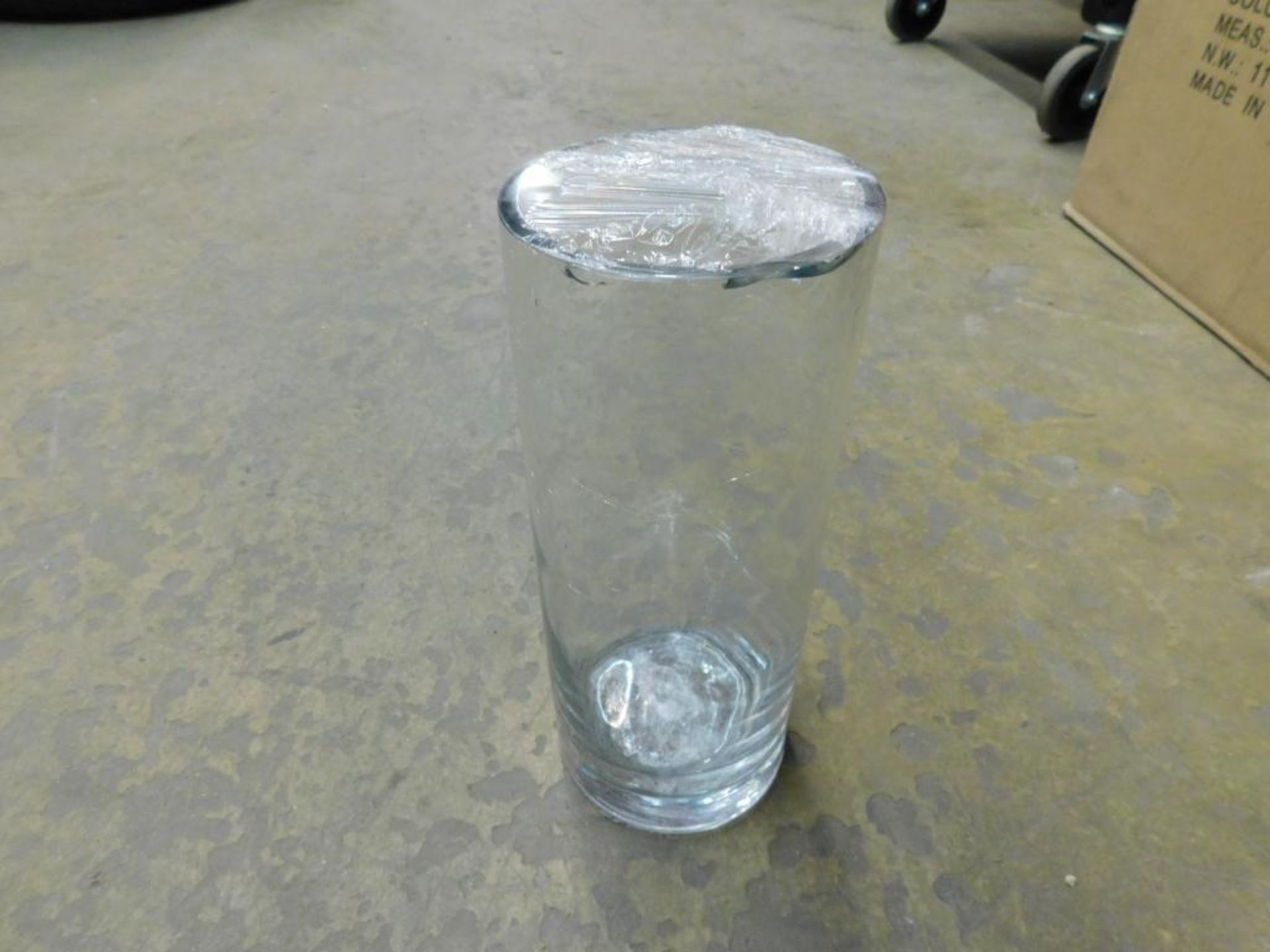 LOT: (2) Boxes of 4" x 10" Glass Cylinder Vases (LOCATION: 1766 Waukegan Rd., Glenview, IL 60025)