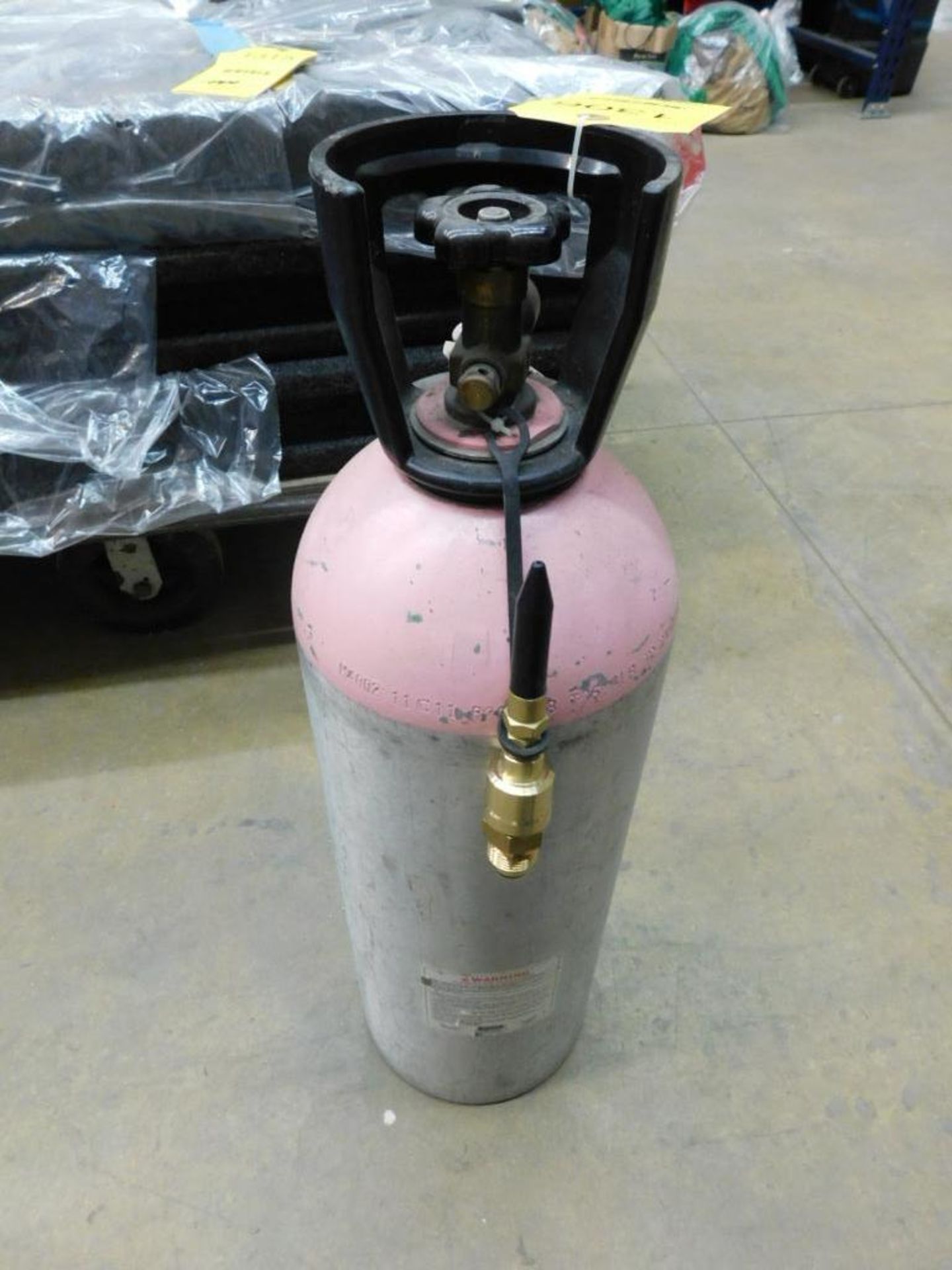 Large Compressed Helium Tanks w/Nozzle Valve Inflator (LOCATION: 1766 Waukegan Rd., Glenview, IL