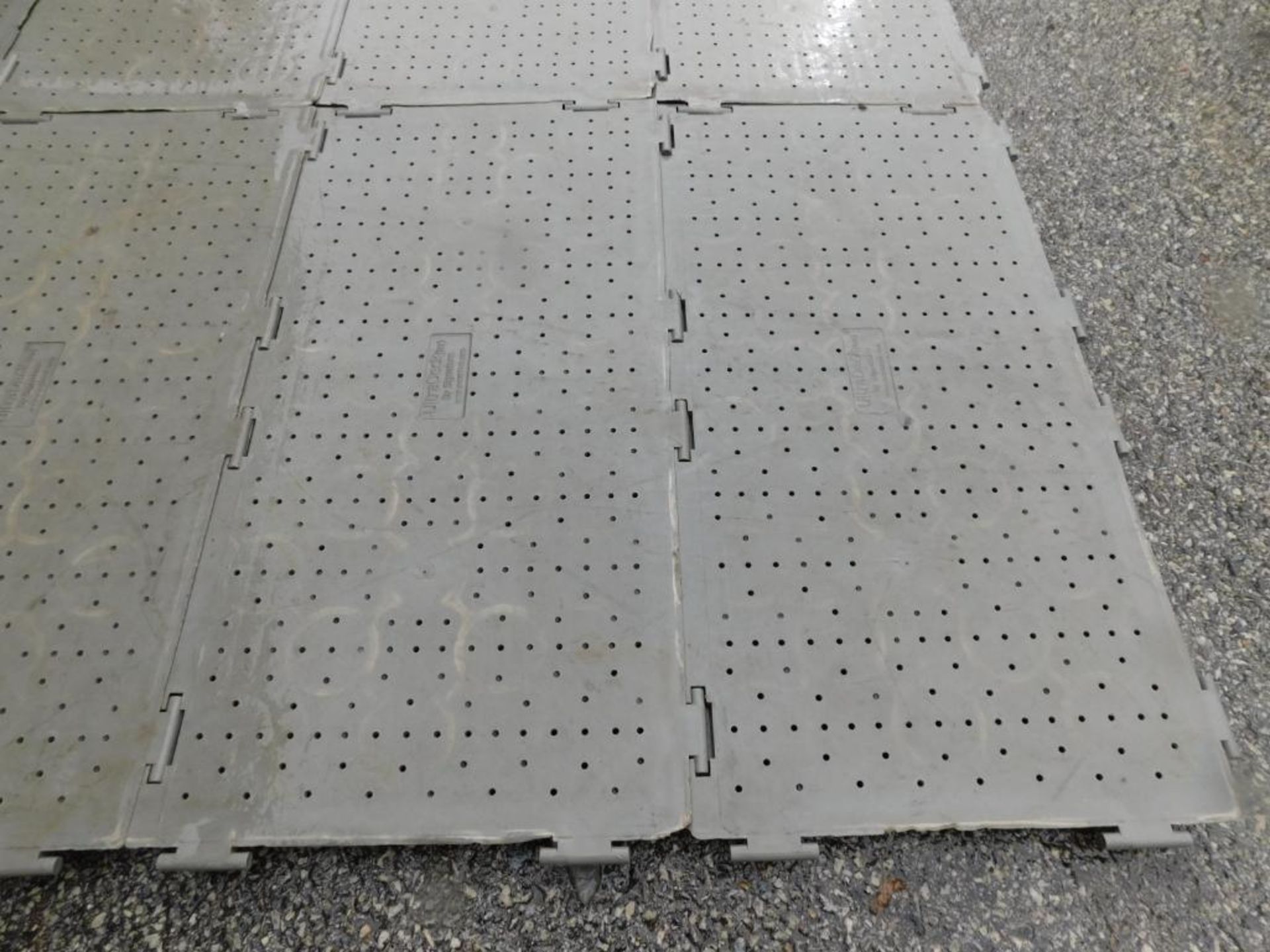 LOT: (50) 4' x 4' Event Deck Portable Flooring w/Drain Holes, Dark Gray, B Grade (LOCATION: 5115 - Image 3 of 3