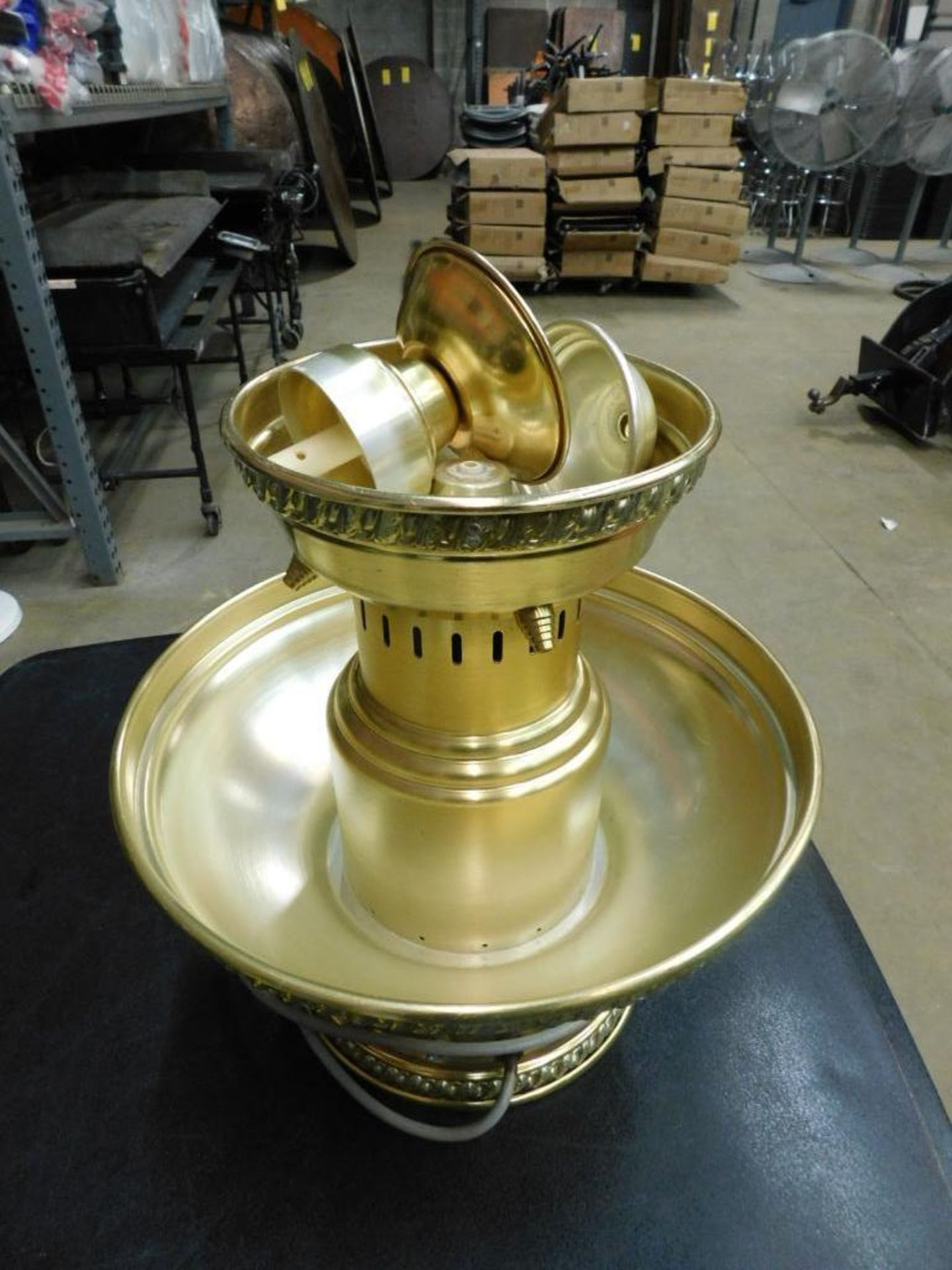 Apex Gold Plated Champagne Fountain, 3-Gallon (broken) (LOCATION: 1766 Waukegan Rd., Glenview, IL