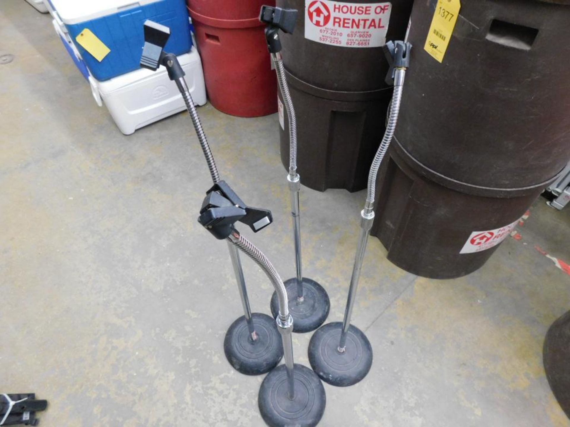 LOT: (4) Adjustable Microphone Stands (LOCATION: 1766 Waukegan Rd., Glenview, IL 60025) - Image 2 of 2