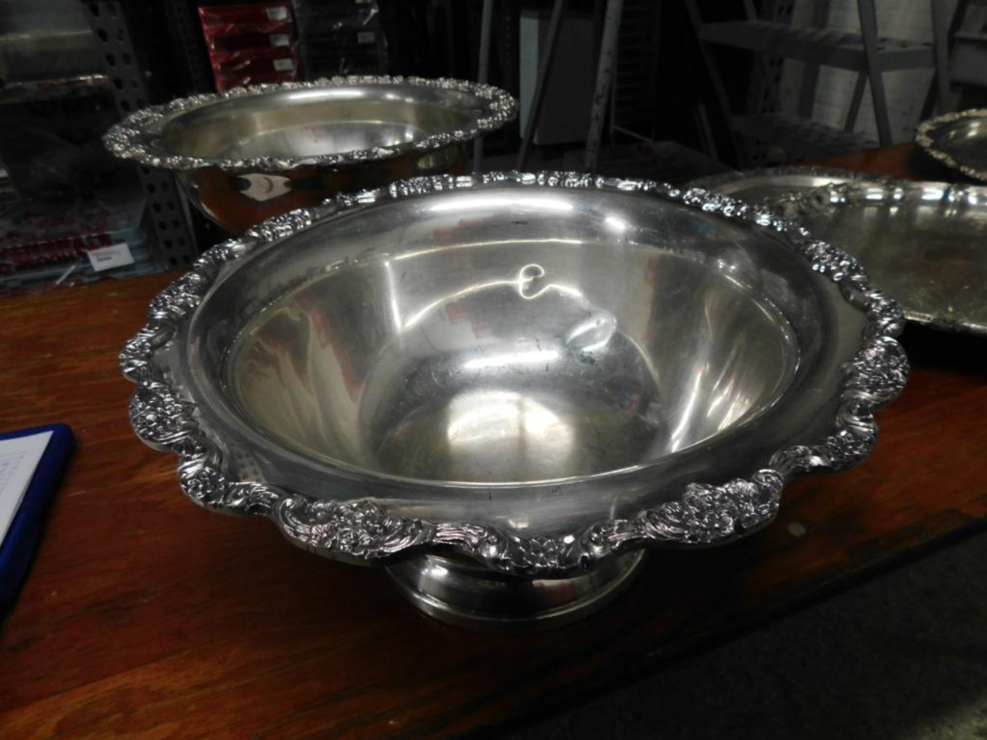 LOT: (2) Stainless Steel Punch Bowls (LOCATION: 5115 Church St., Skokie, IL 60077) - Image 2 of 3