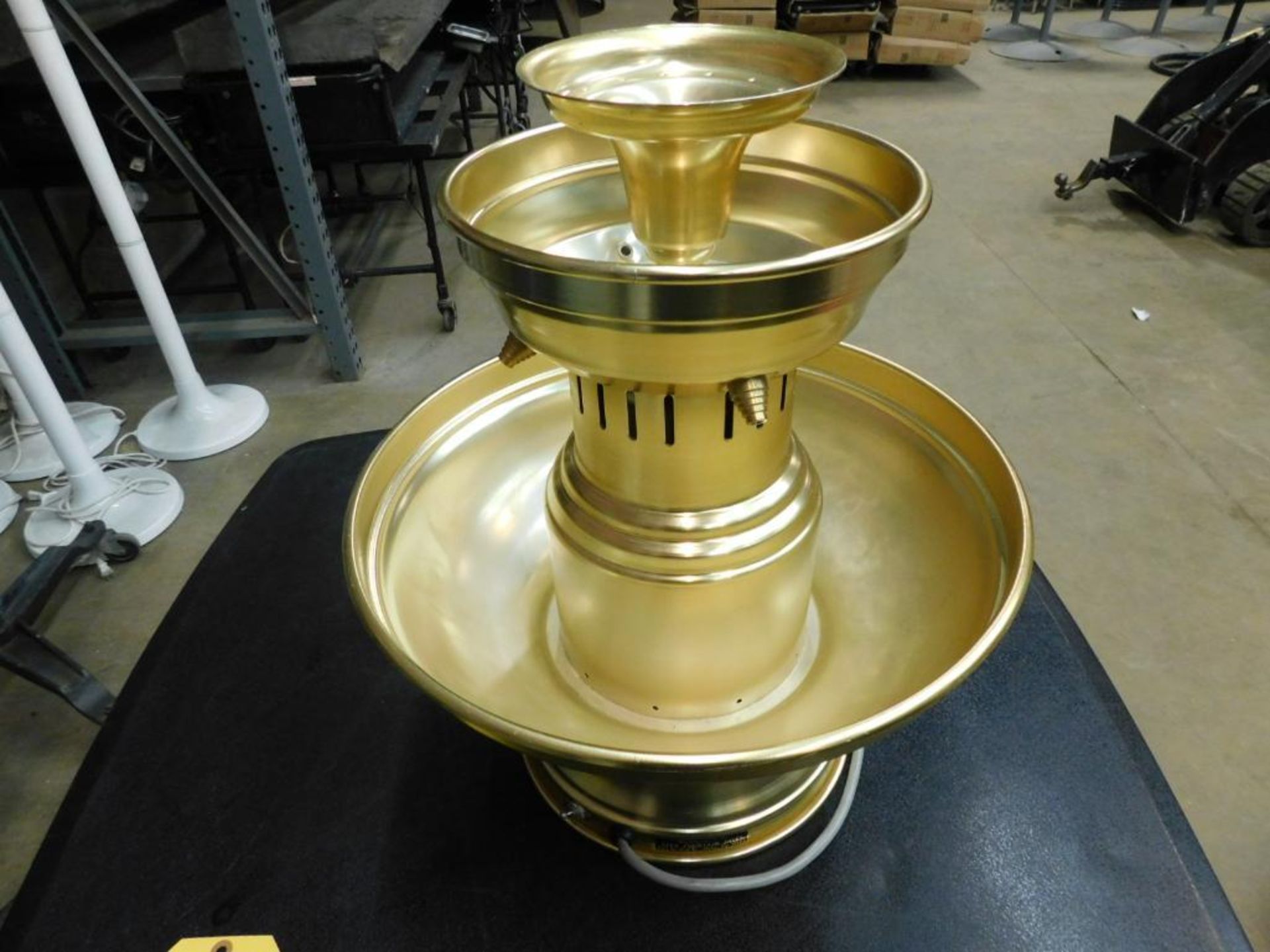 Apex Gold Plated Champagne Fountain, 3-Gallon (LOCATION: 1766 Waukegan Rd., Glenview, IL 60025)