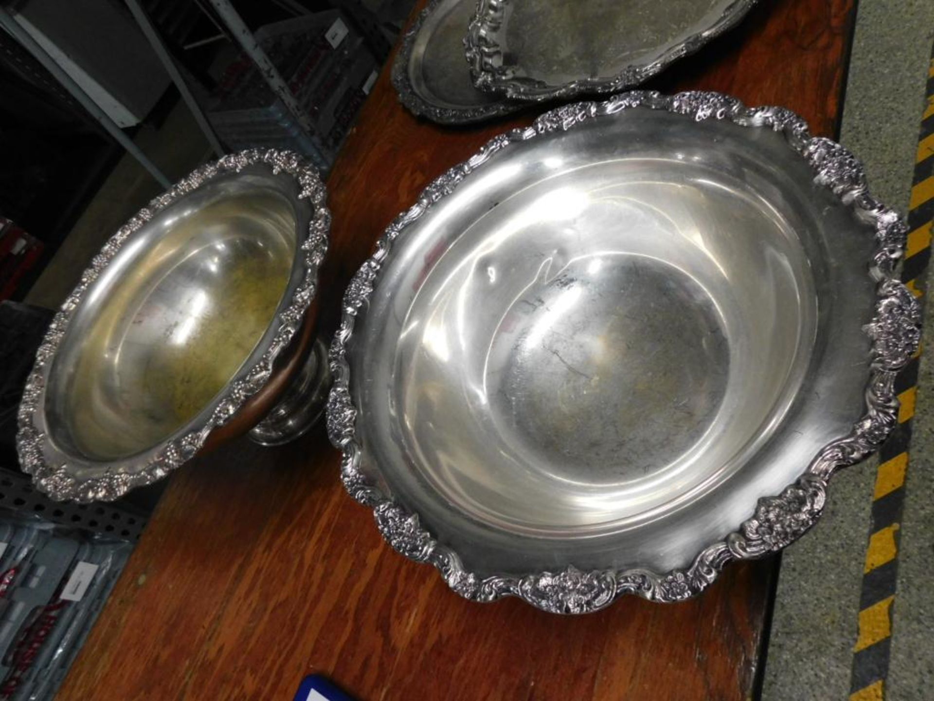 LOT: (2) Stainless Steel Punch Bowls (LOCATION: 5115 Church St., Skokie, IL 60077)