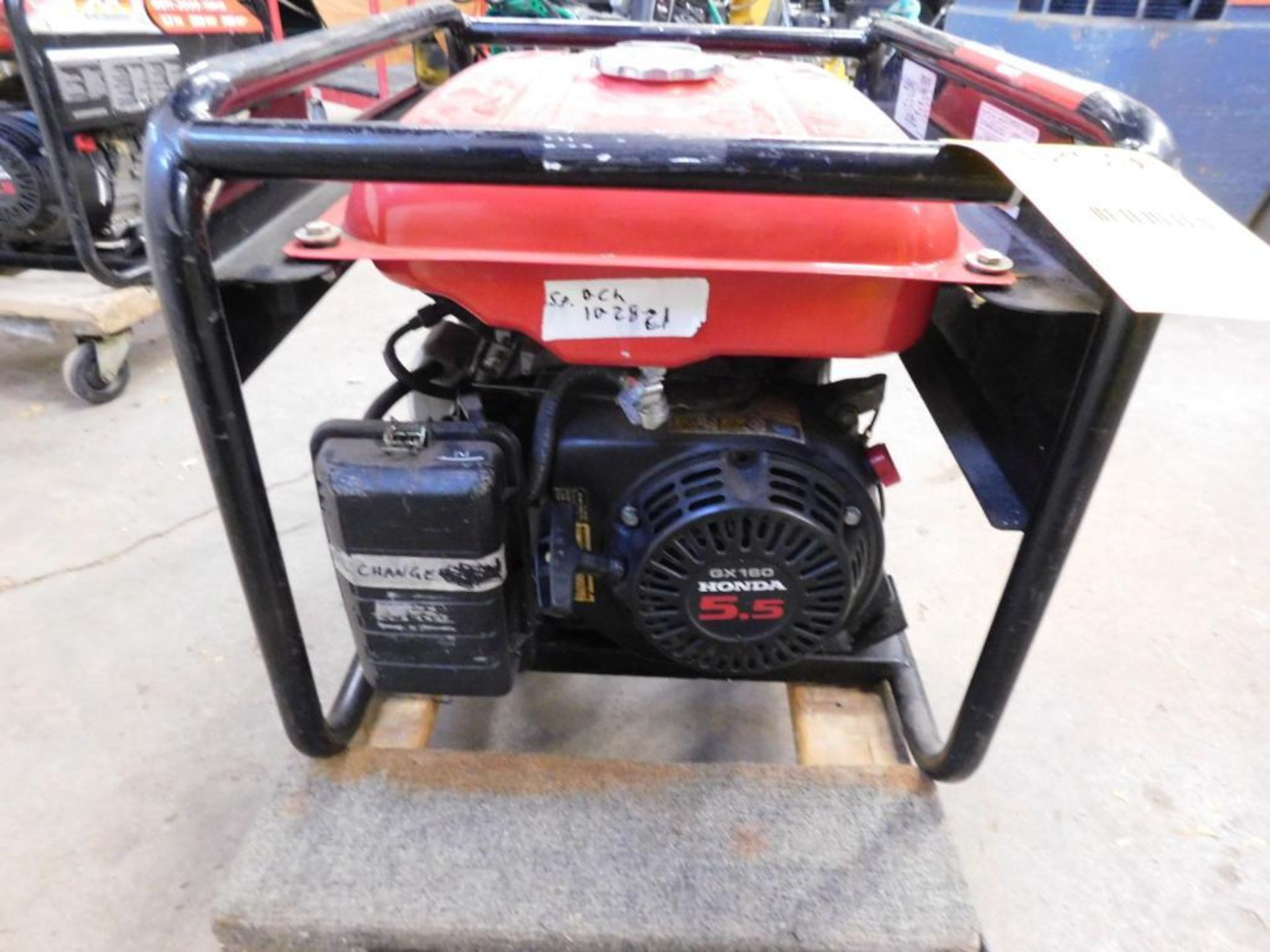 Mi-T-M Gen-3000-1MHO 3000 Watt Gas Generator w/Honda GX160 5.5 Motor, S/N 40029972, 01-18 amp. (#29) - Image 7 of 8