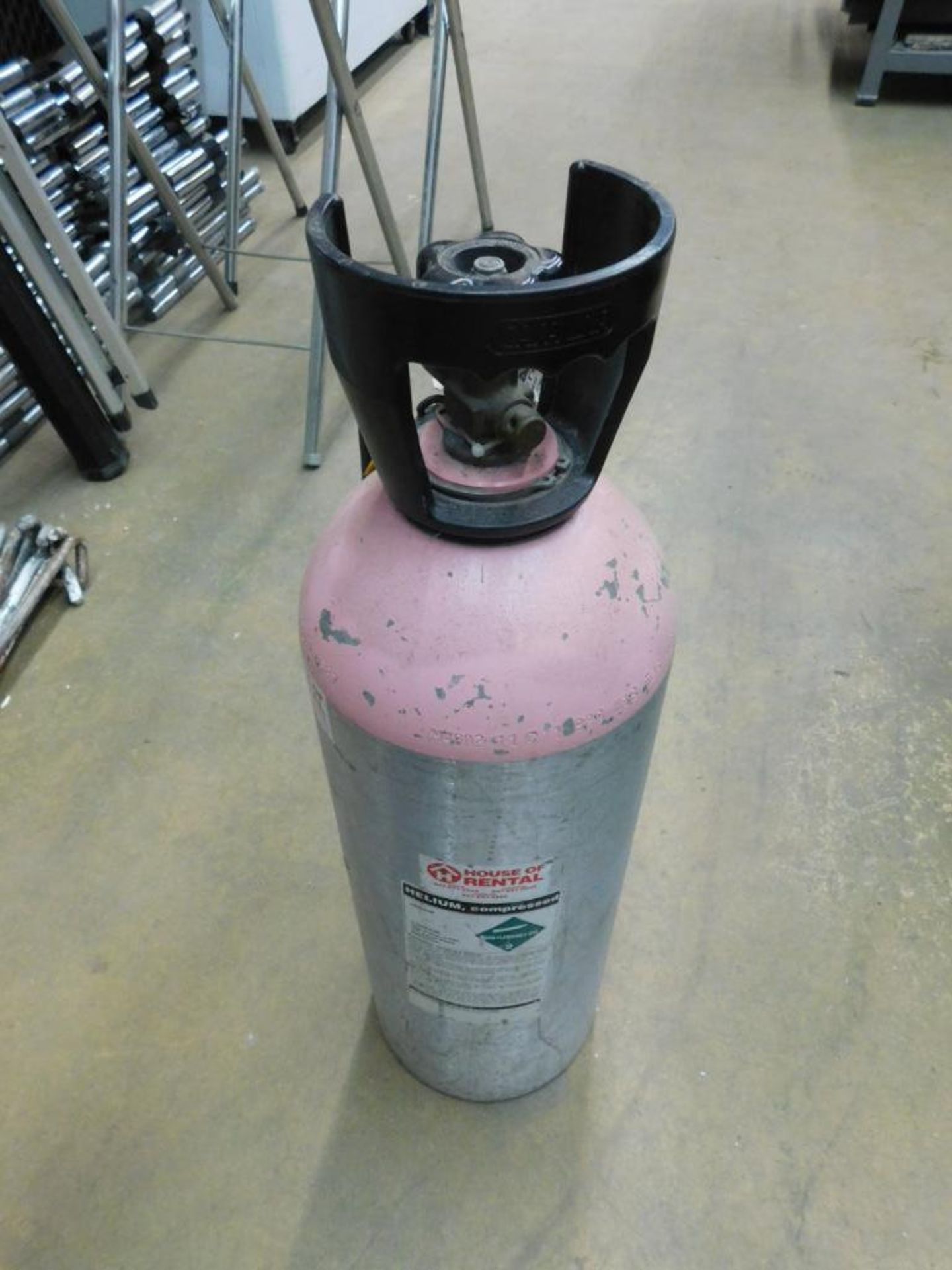 Large Compressed Helium Tanks w/Nozzle Valve Inflator (LOCATION: 1766 Waukegan Rd., Glenview, IL - Image 2 of 3