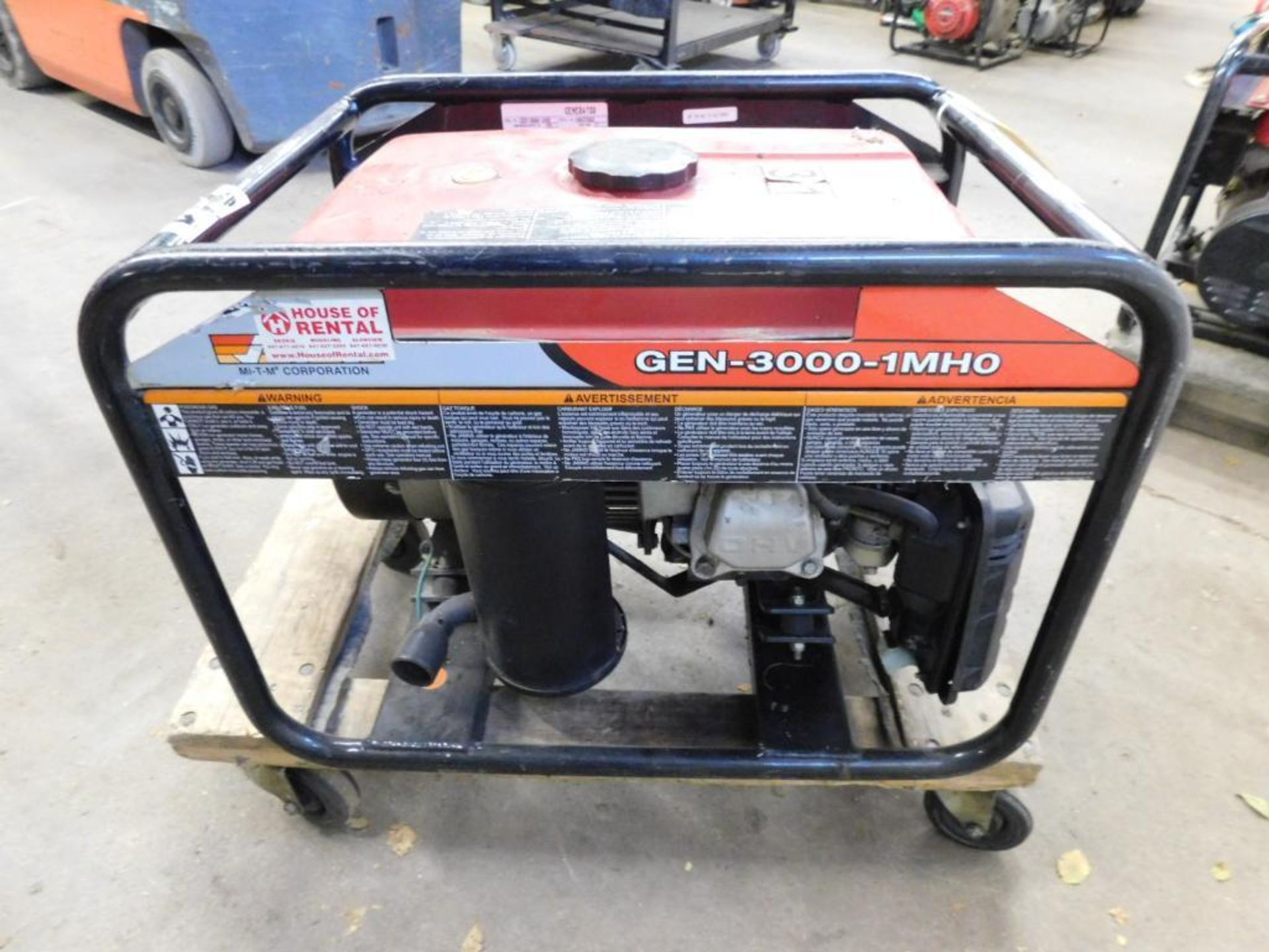 Mi-T-M Gen-3000-1MHO 3000 Watt Gas Generator w/Honda GX160 5.5 Motor, S/N 40037068, 01-18 amp. (#31) - Image 6 of 8