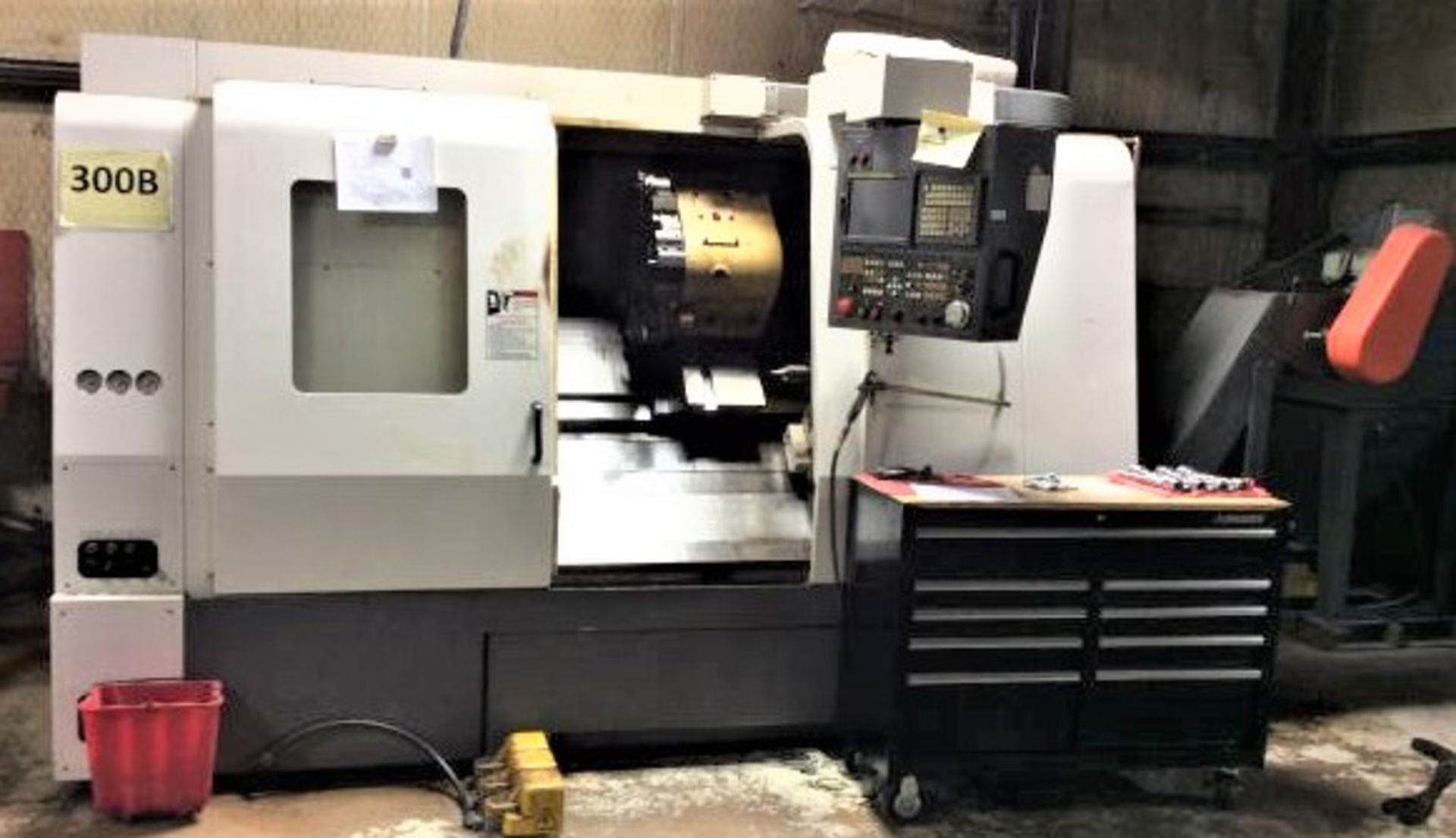 14.9 X 32" HWACHEON HI-TECH300 2-AXIS CNC LATHE TURNING CENTER, S/N M111353H2WA, NEW 2005