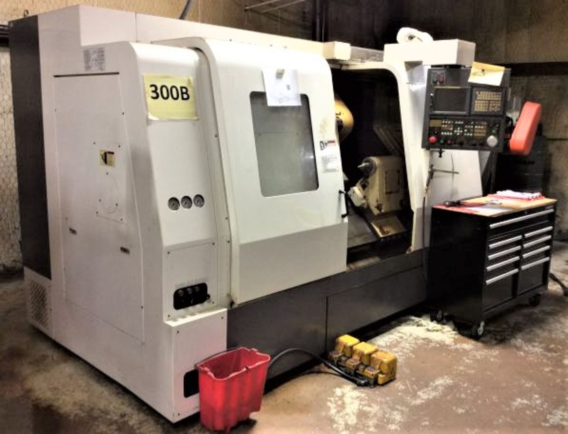 14.9 X 32" HWACHEON HI-TECH300 2-AXIS CNC LATHE TURNING CENTER, S/N M111353H2WA, NEW 2005 - Image 9 of 11