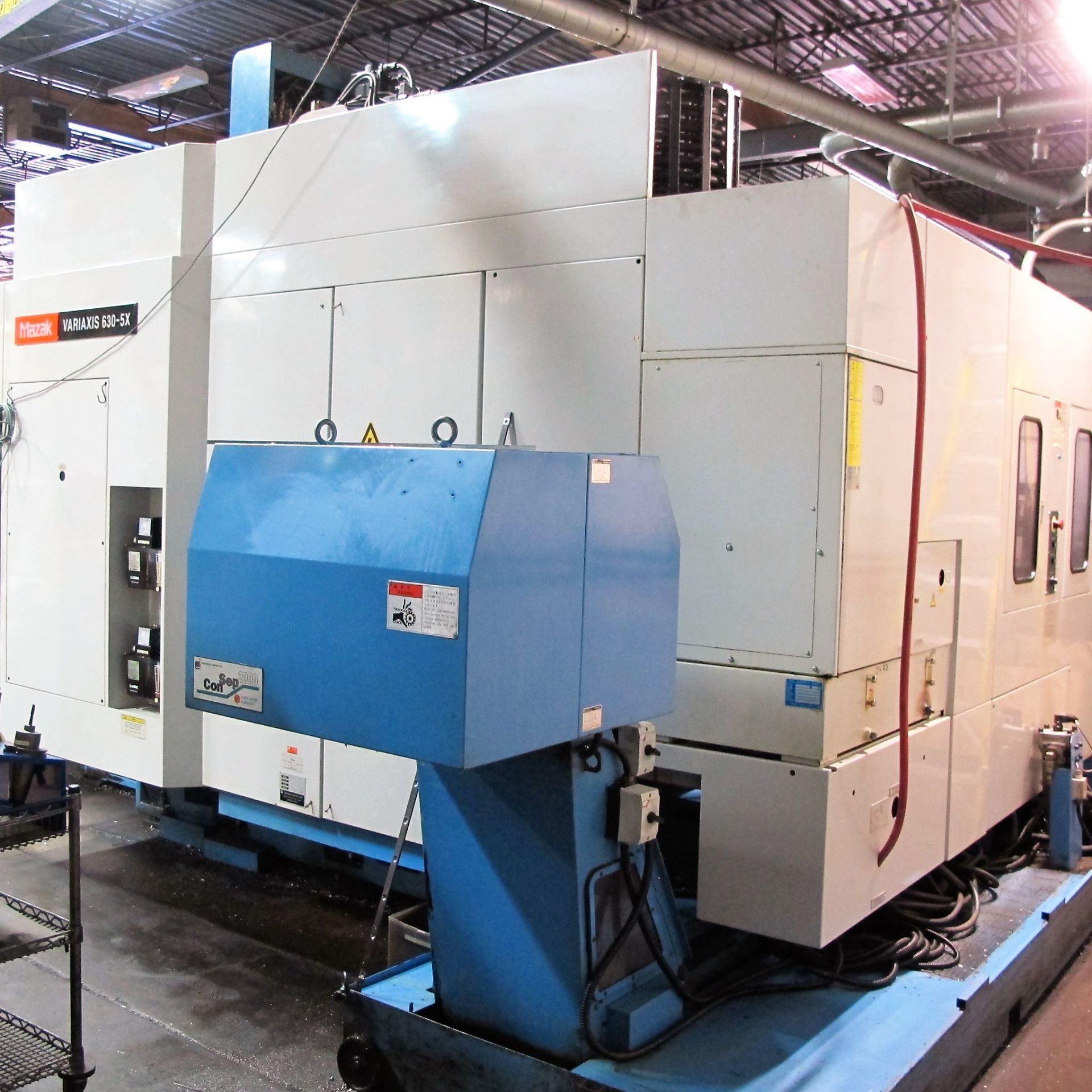 MAZAK VARIAXIS 630-5X CNC 5-AXIS VERTICAL MACHINING CENTER W/PALLET CHANGER, S/N 160371, NEW 2002 - Image 16 of 19