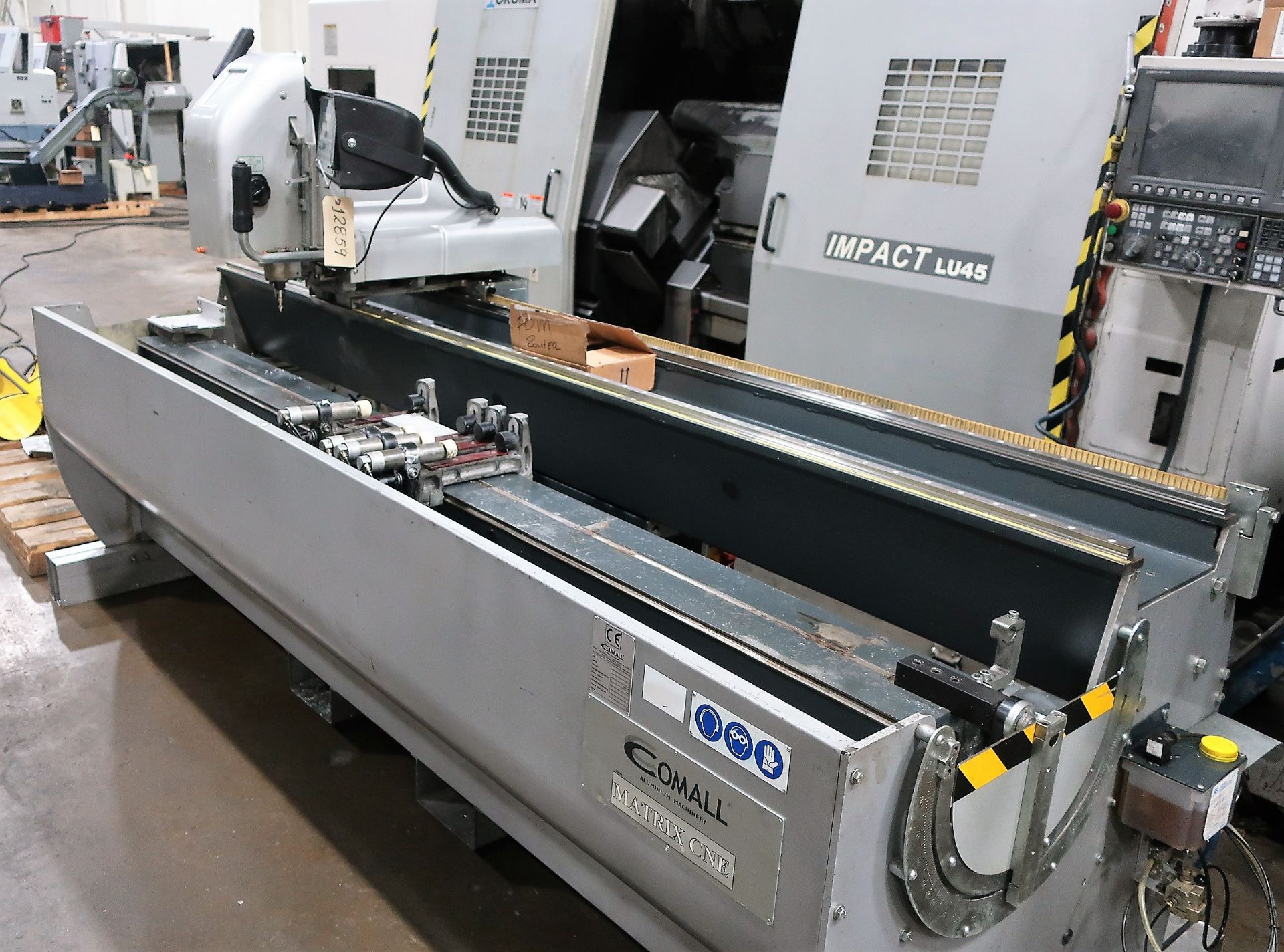 COMALL MATRIX CNE CNC 3-AXIS PROFILE MILL ROUTER, NEW 2006