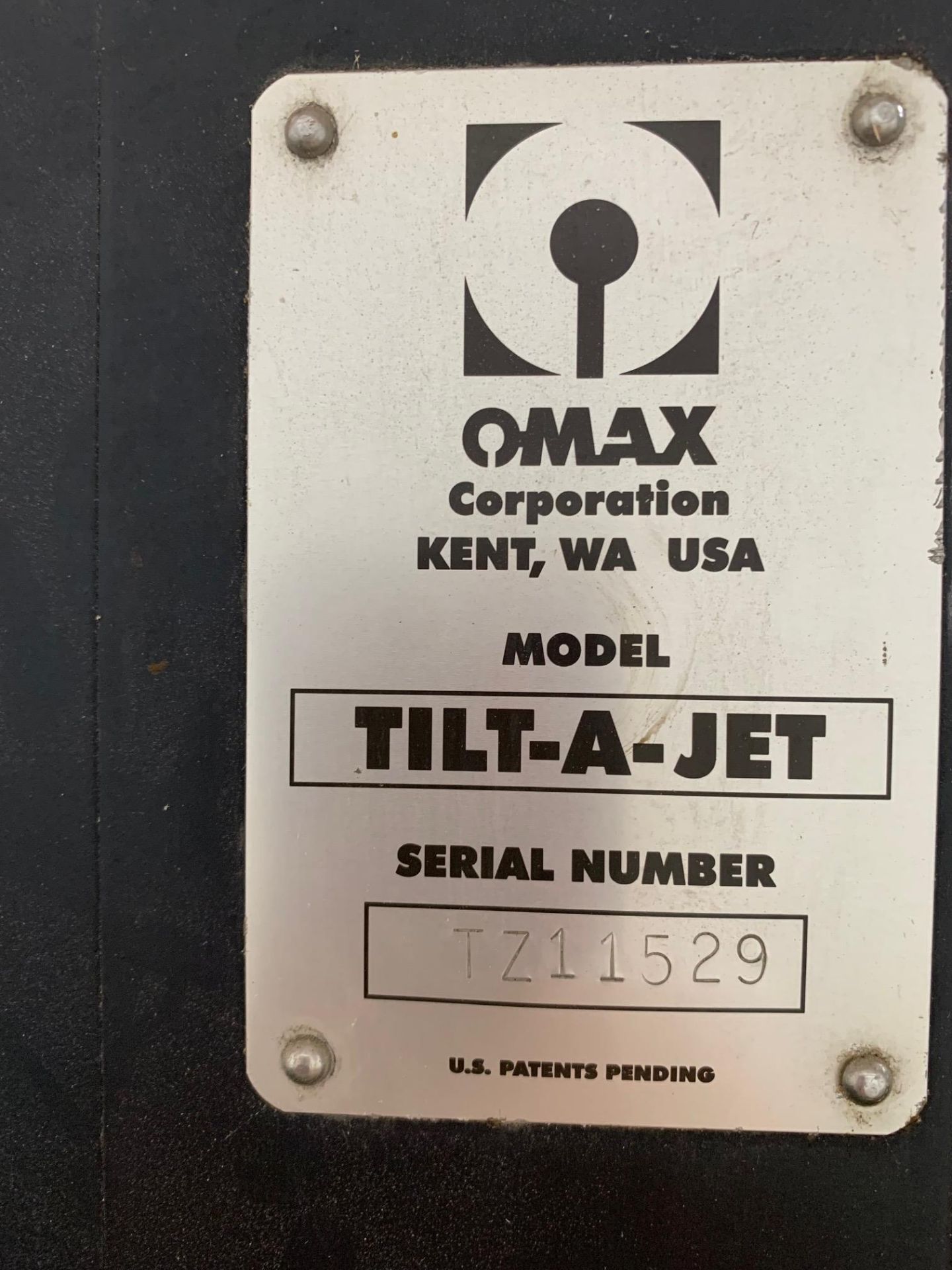 2004 OMAX 80160 JET MACHINING CENTER TILT-A-JET CNC WATERJET, S/N E511529 - Image 28 of 29