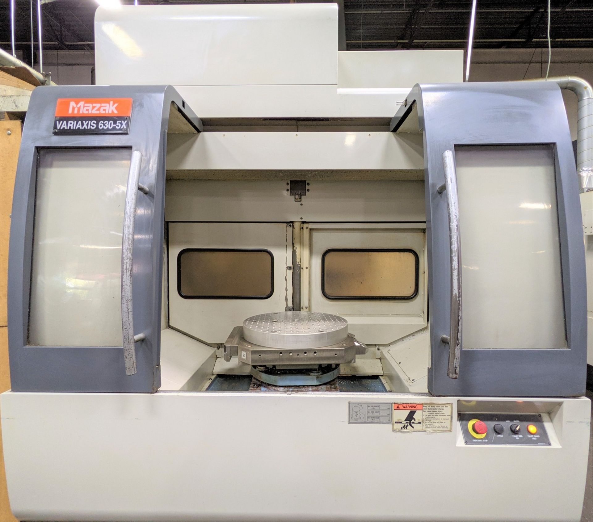 MAZAK VARIAXIS 630-5X CNC 5-AXIS VERTICAL MACHINING CENTER W/PALLET CHANGER, S/N 160371, NEW 2002 - Image 15 of 19