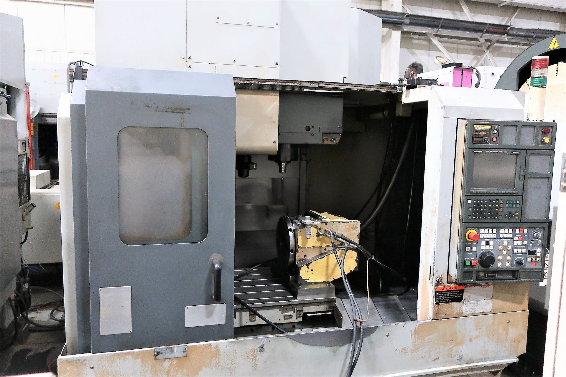 MORI SEIKI NV5000A/40 4-AXIS CNC VERTICAL MACHINING CENTER, SN NV501BF0338, NEW 2002