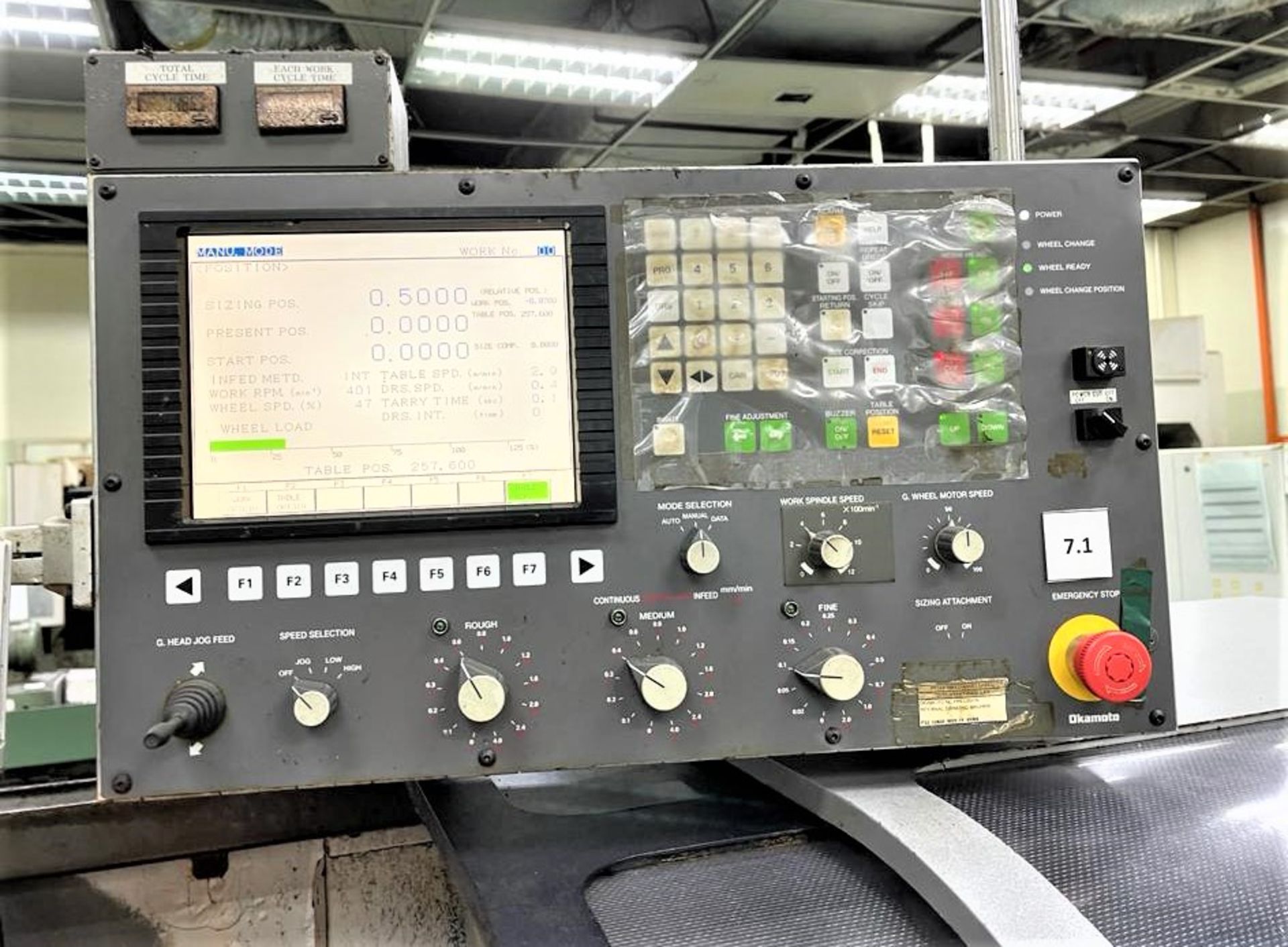 2011 OKAMOTO PRECISION INTERNAL GRINDER IGM-2MB WITH MOI CONTROL, S/N 17026 - Image 3 of 11