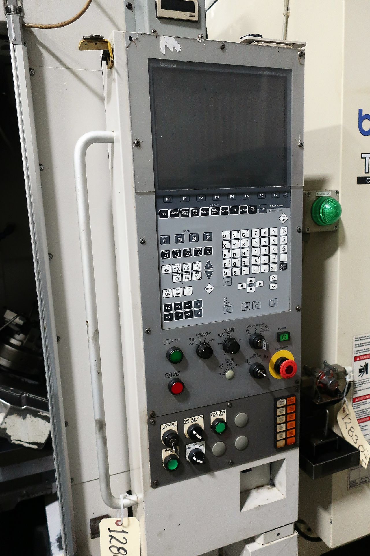 BROTHER TC-S2D 4-AXIS CNC DRILL TAP VERTICAL MACHINING CENTER, NEW 2011 - Image 2 of 12