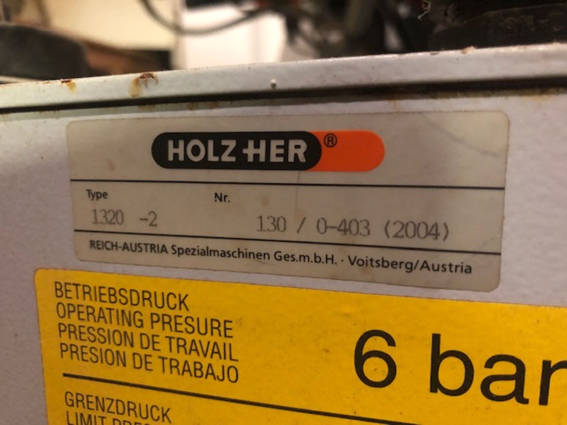 HOLZ-HER 1320-2 EDGEBANDER, SN 130 /0-403, NEW 2004 - Image 13 of 15