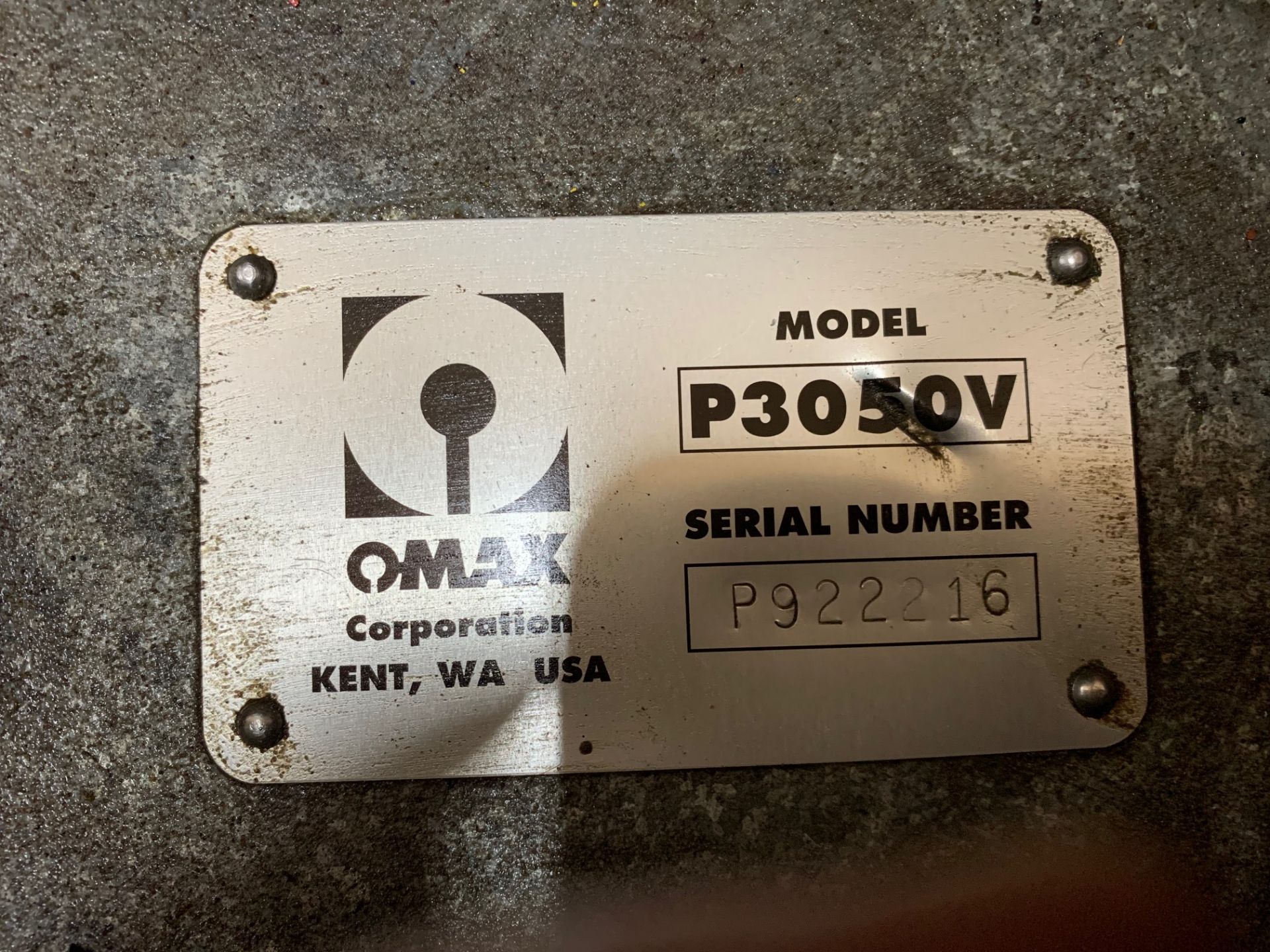 2004 OMAX 80160 JET MACHINING CENTER TILT-A-JET CNC WATERJET, S/N E511529 - Image 26 of 29