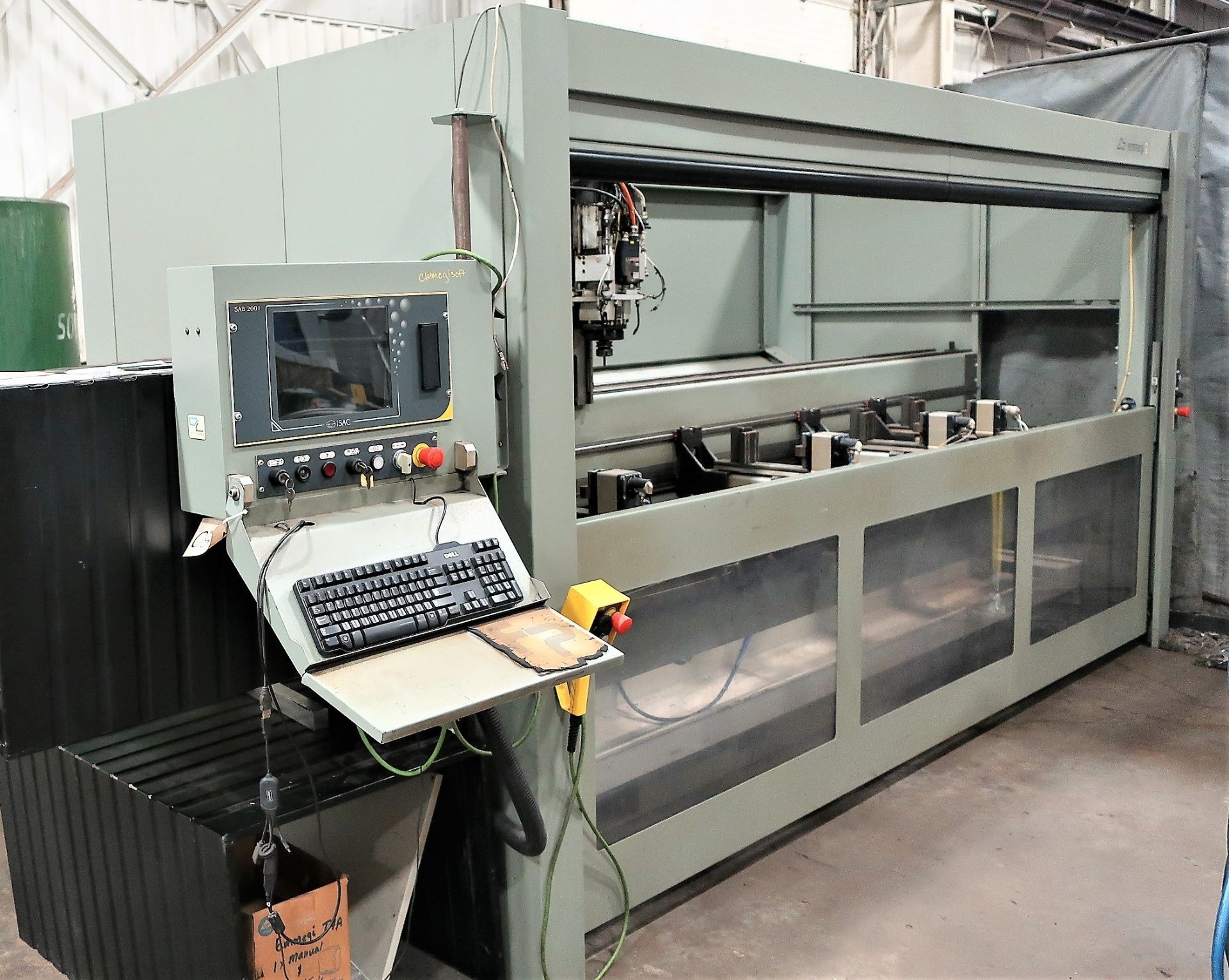 2007 4 METER EMMEGI PHANTOMATIC T4 A CNC PROFILE MACHINING CENTER S/N C104712